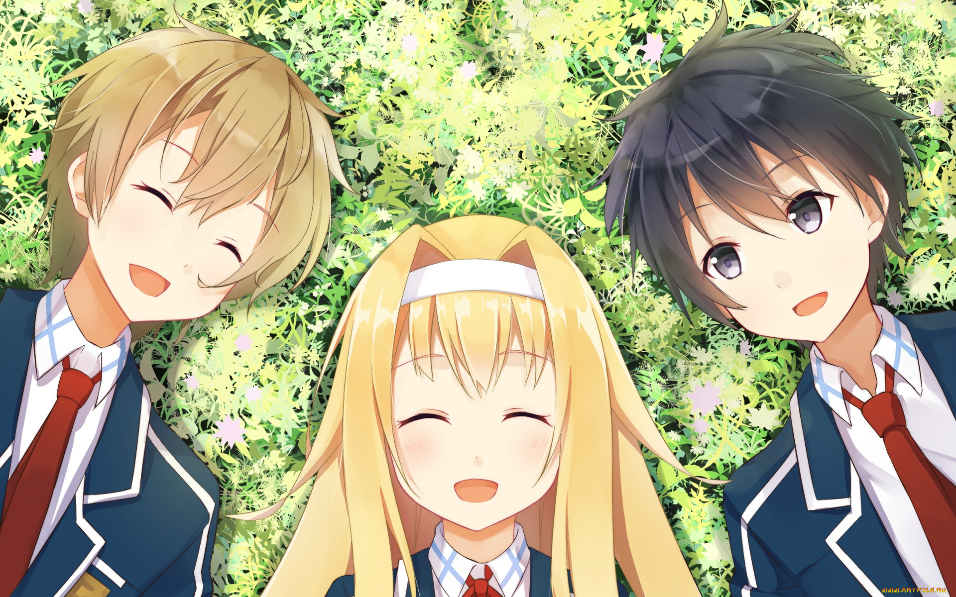 аниме, sword, art, online, фон, взгляд, девушки