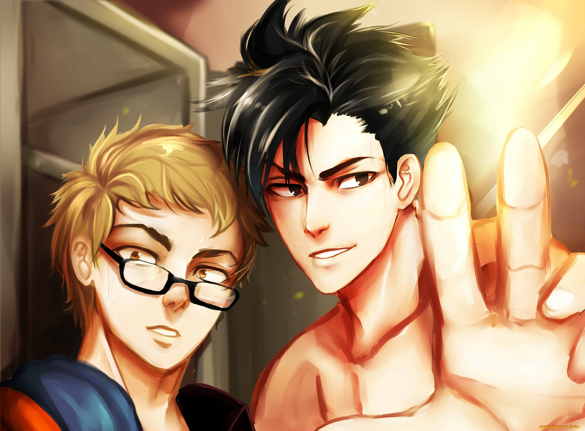 аниме, haikyuu, кей, куро