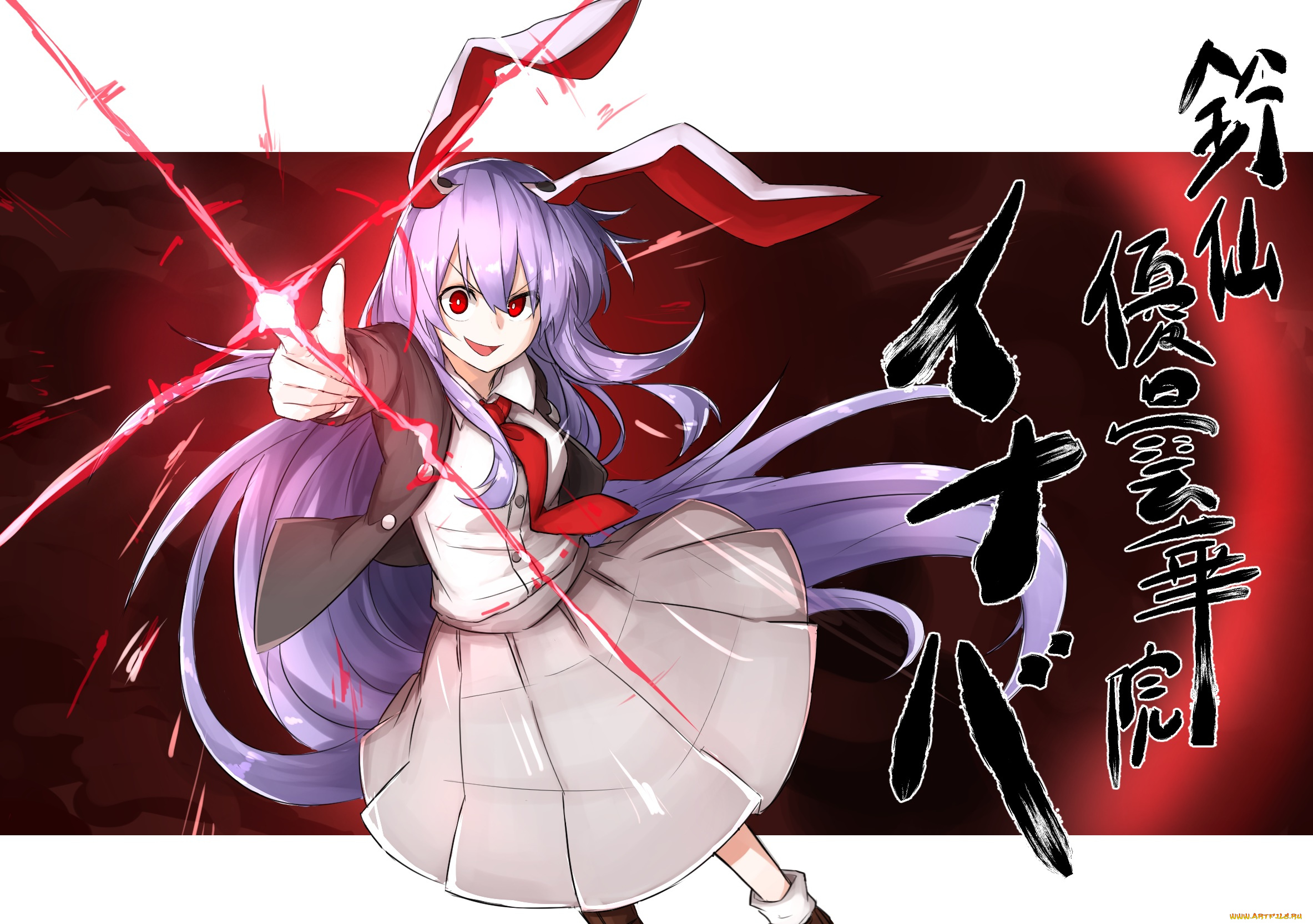 аниме, touhou, reisen, udongein, inaba