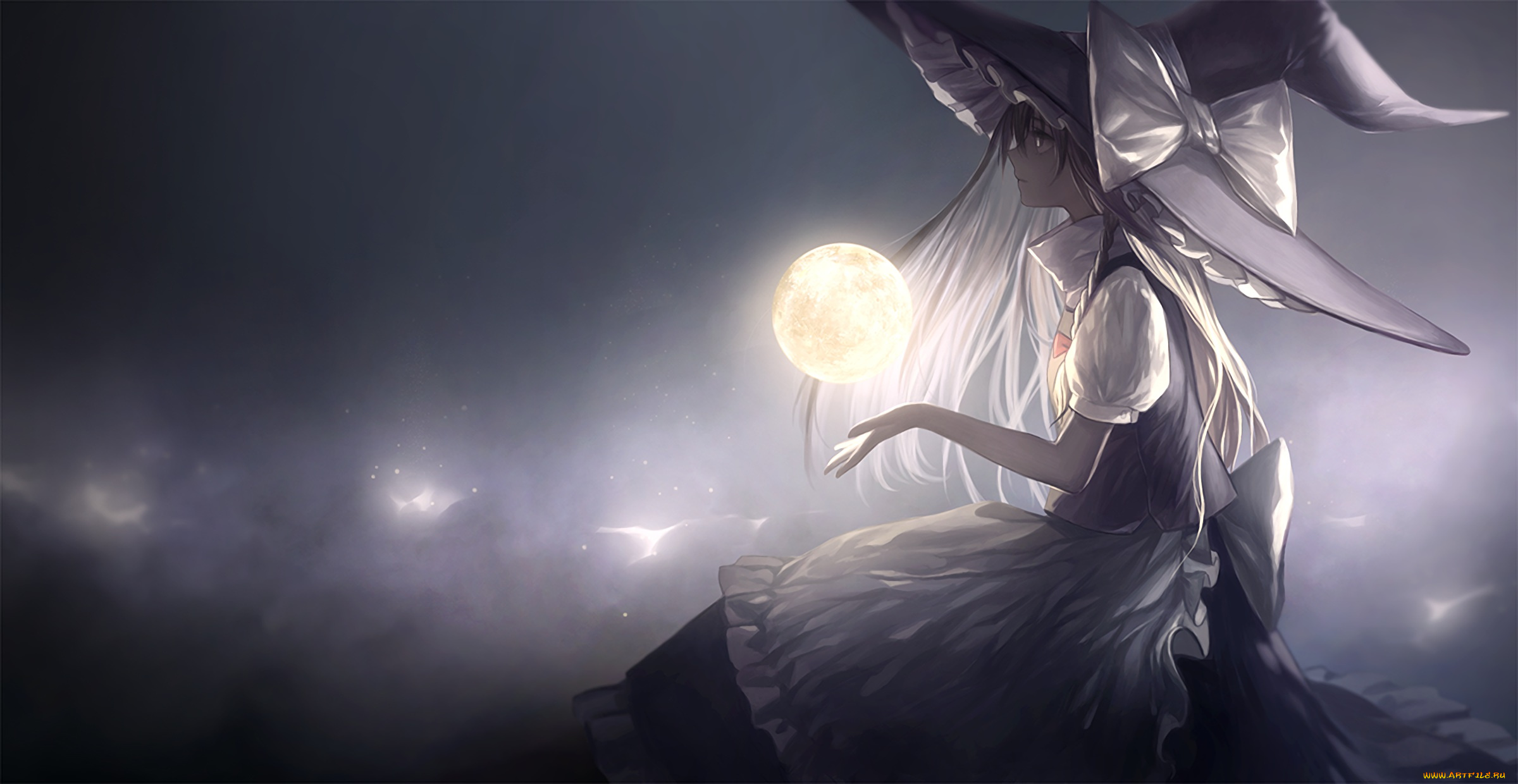 аниме, touhou, kirisame, marisa