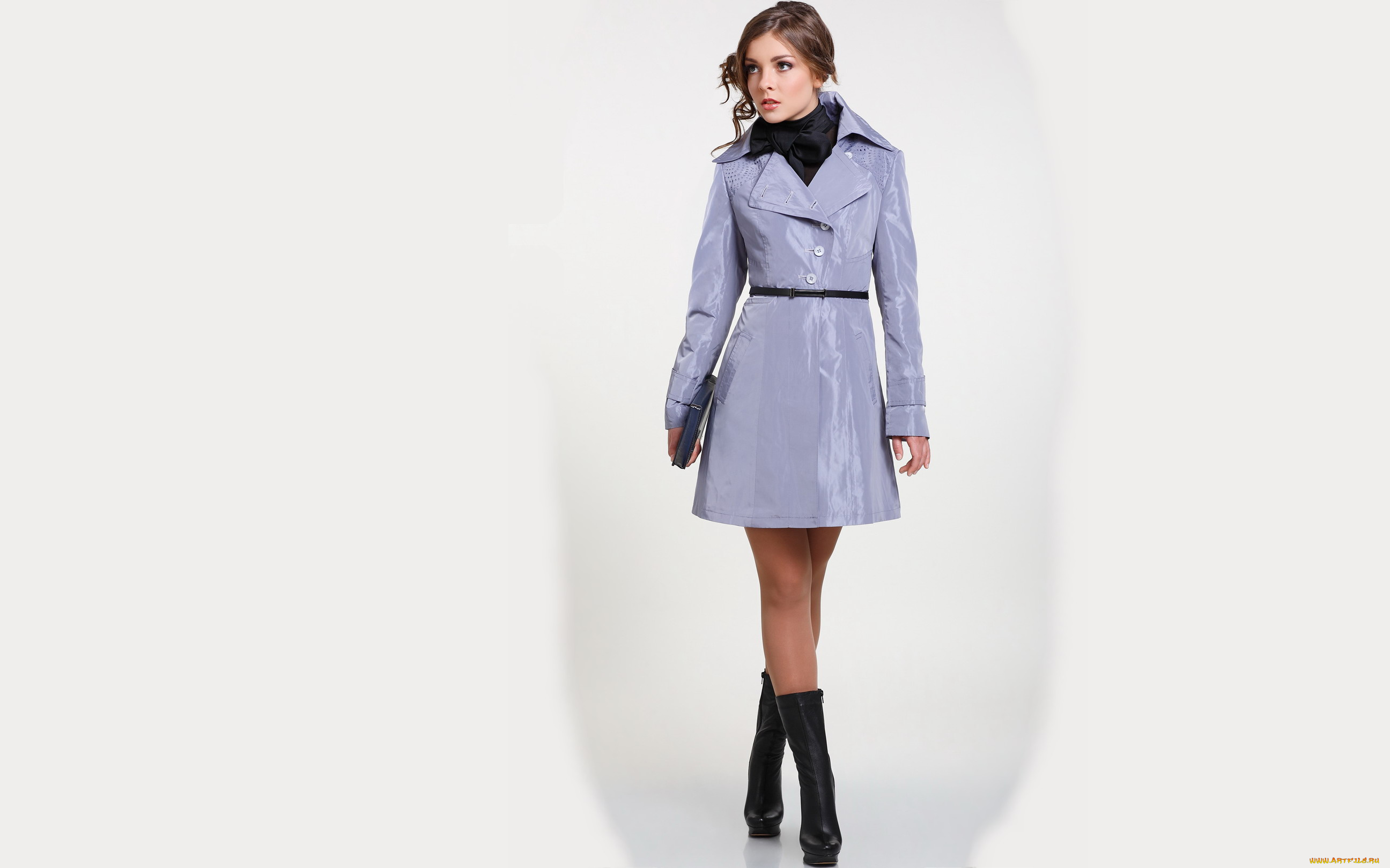 девушки, -unsort, , брюнетки, , шатенки, книга, плащ, сапоги