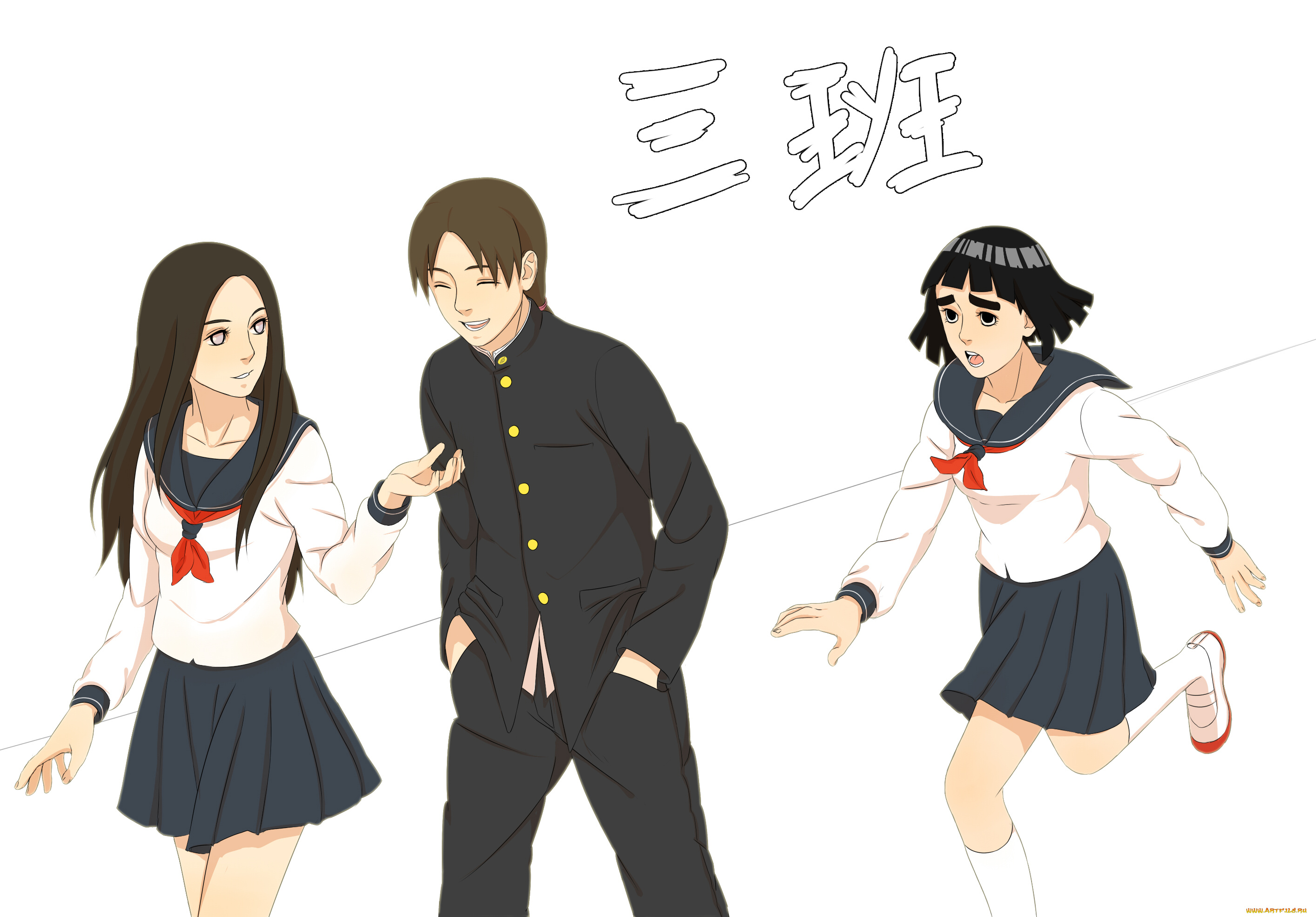 аниме, naruto, team, 9