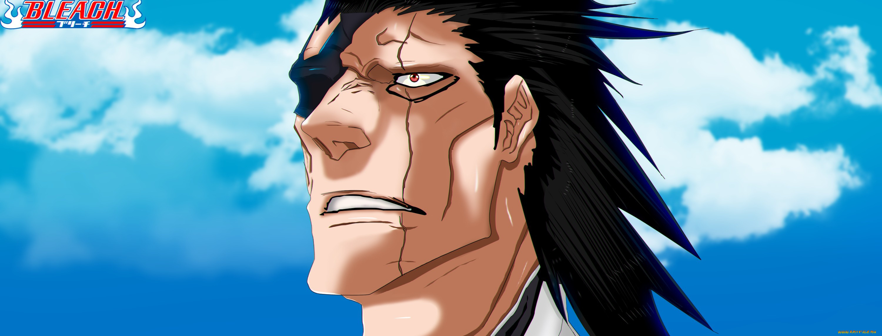 аниме, bleach, zaraki, kenpachi