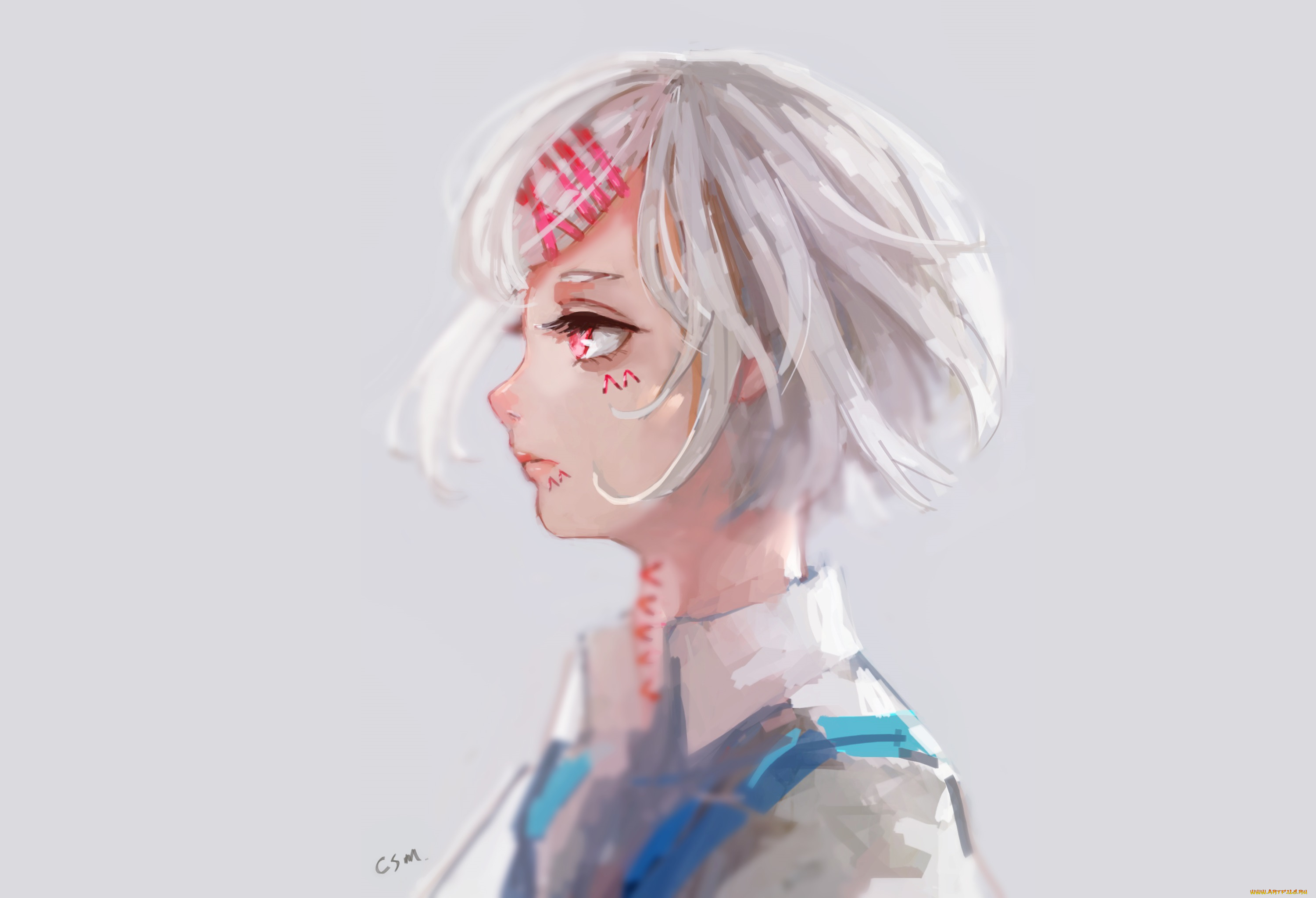 аниме, tokyo, ghoul, suzuya, juuzou