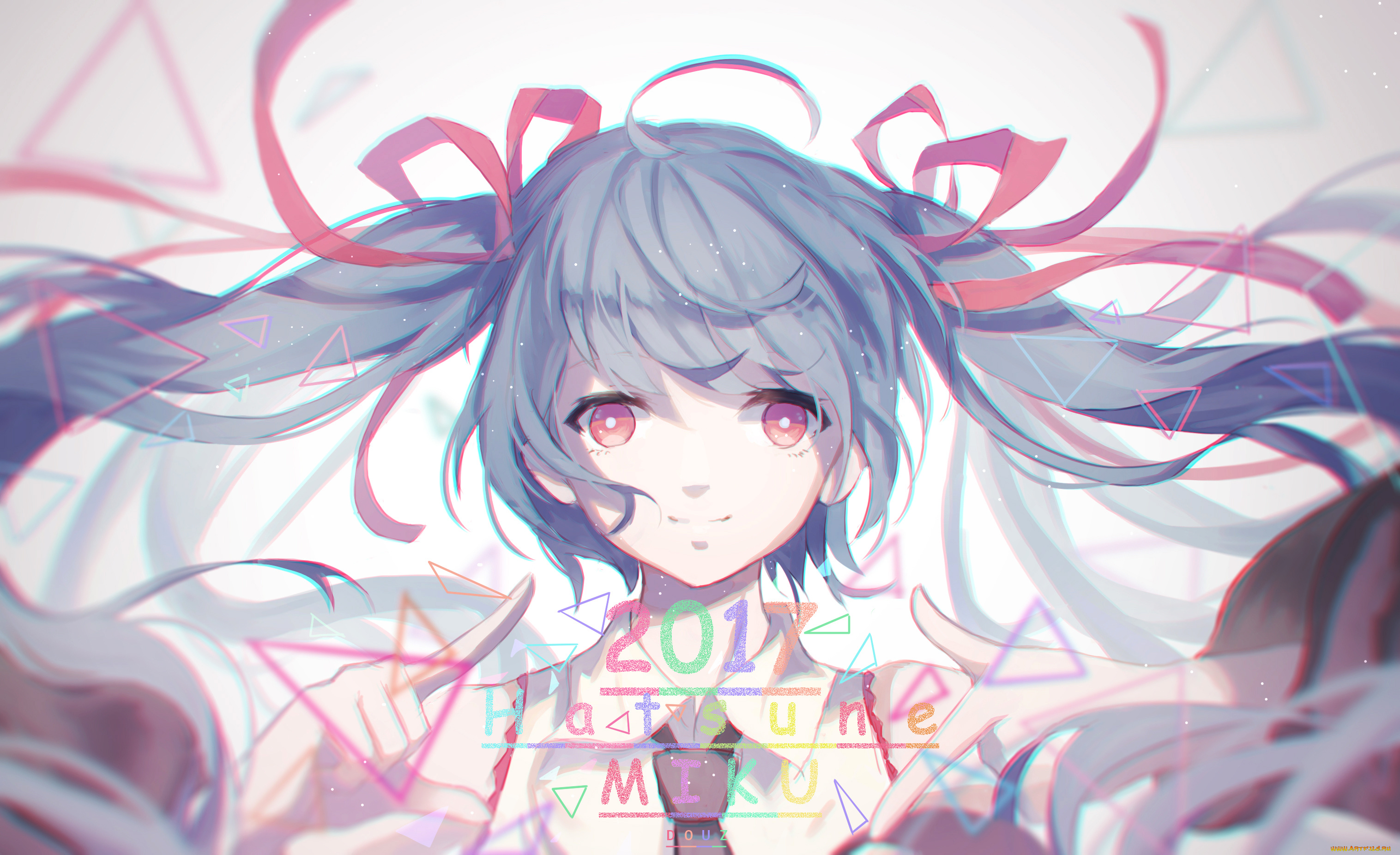 аниме, vocaloid, hatsune, miku