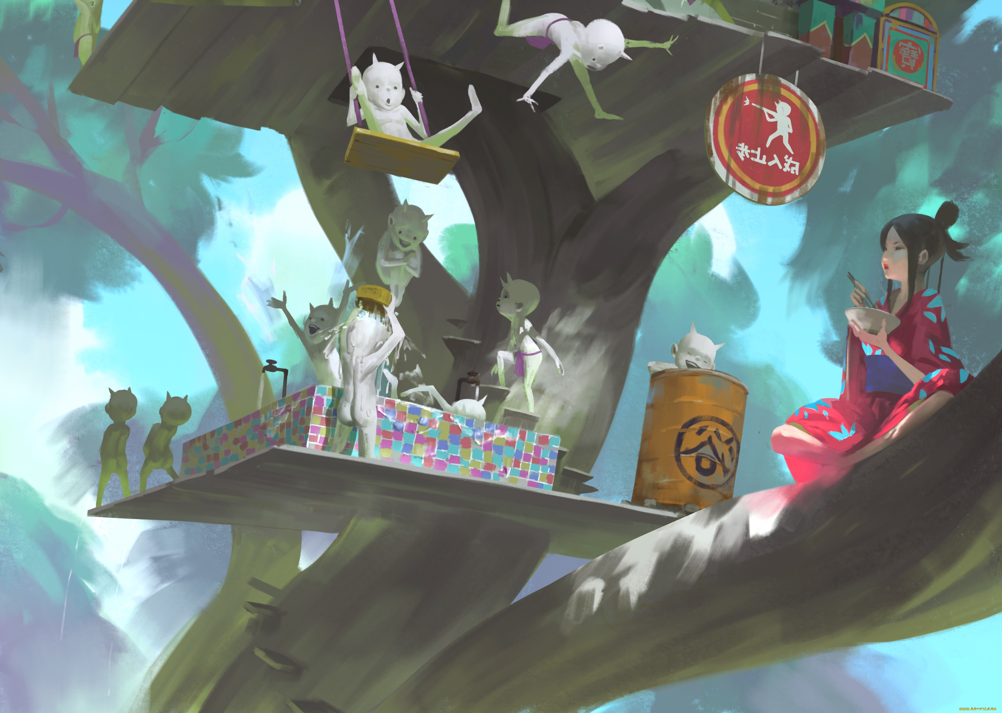 фэнтези, демоны, демонята