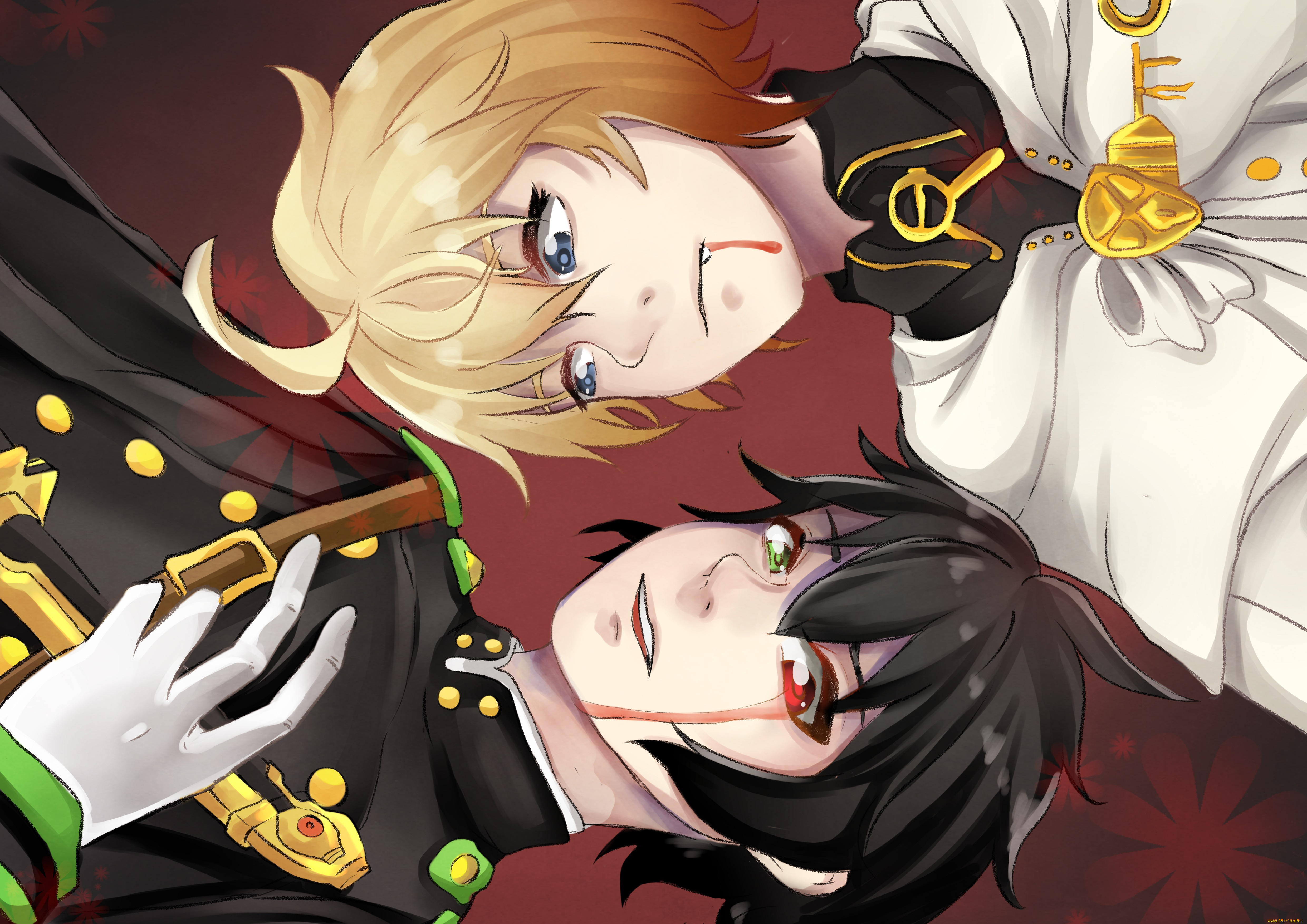 аниме, owari, no, seraph, юичиро, микаэла