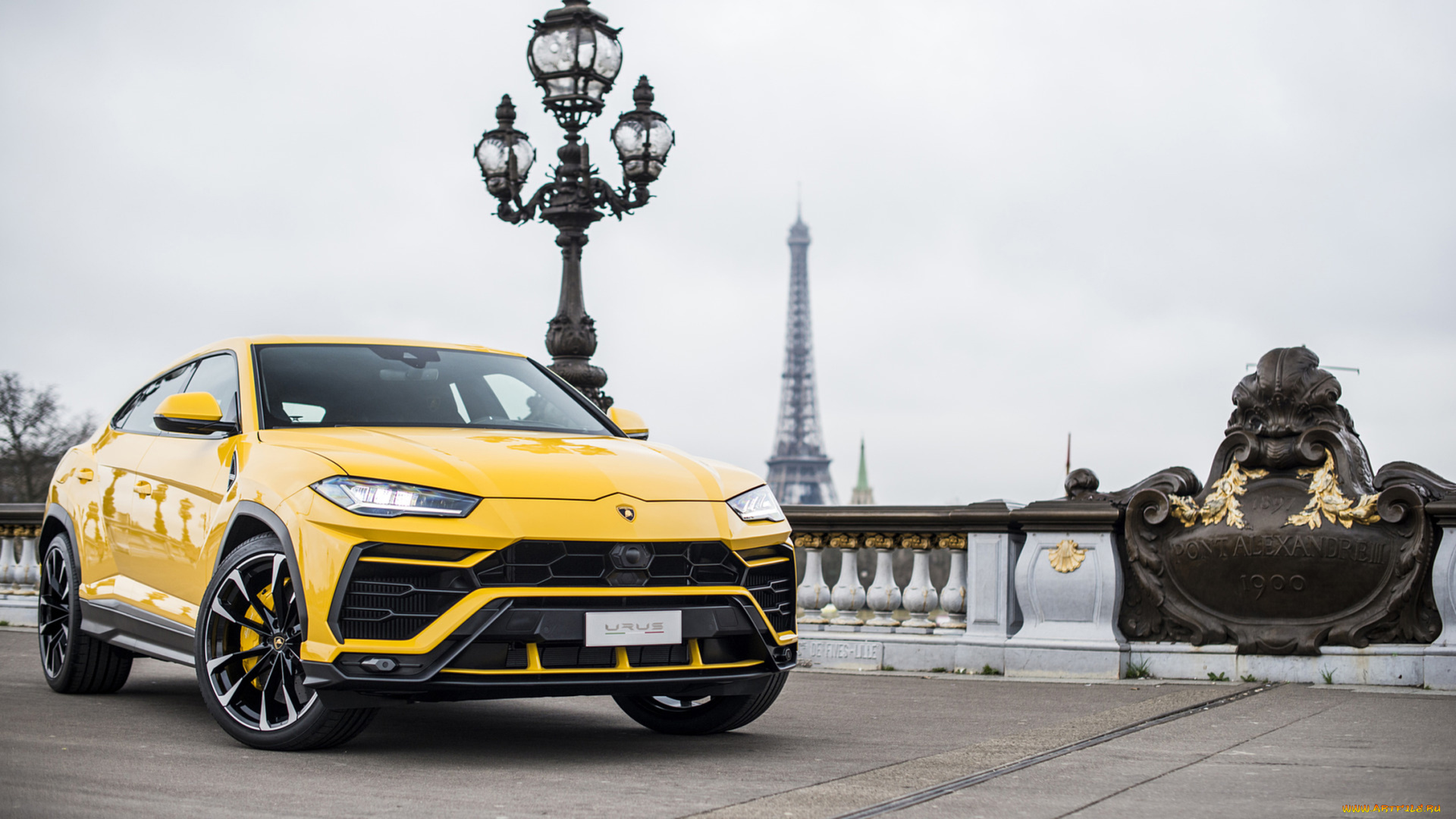 lamborghini, urus, 2019, автомобили, lamborghini, жёлтый, urus, 2019