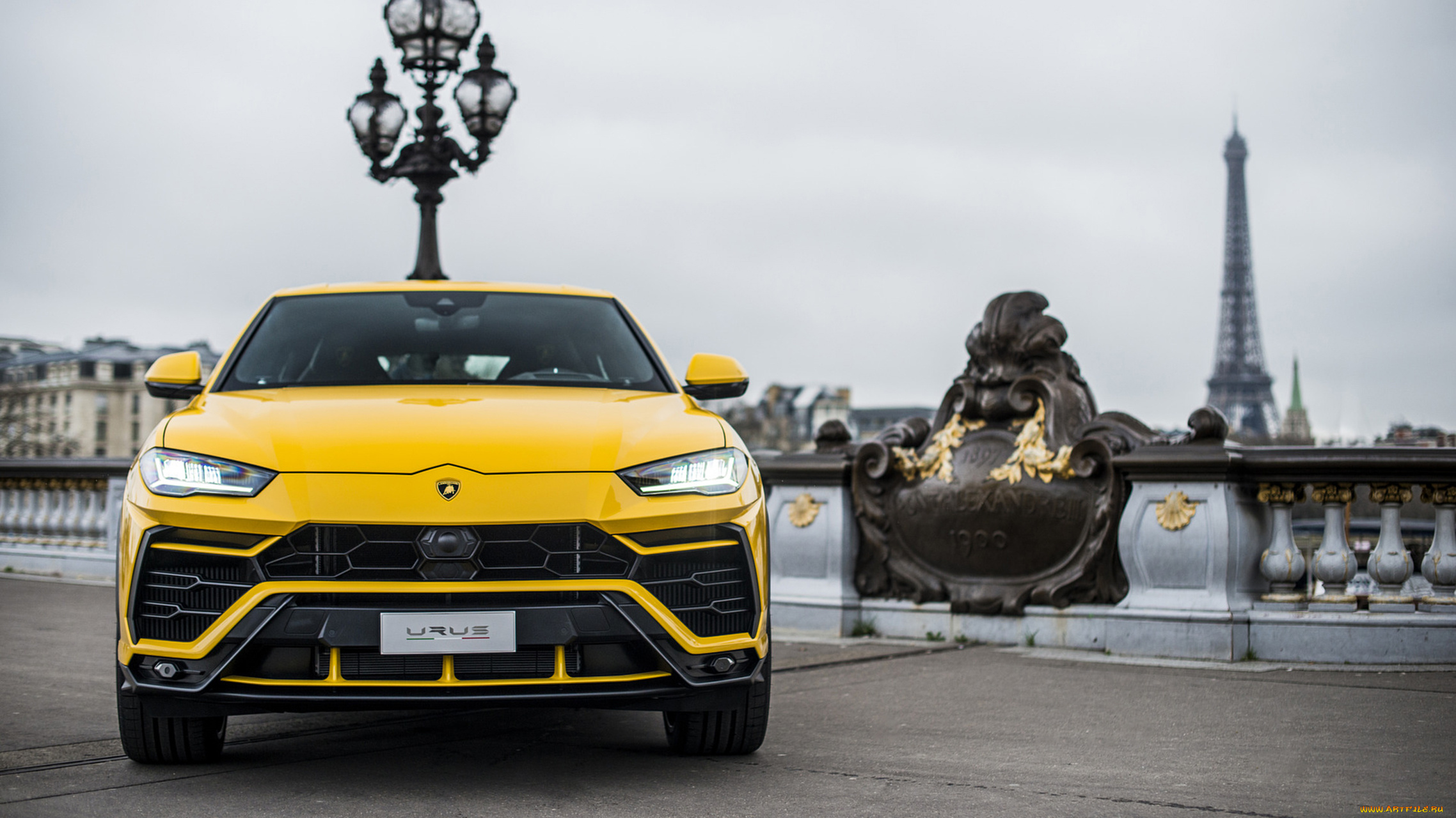 lamborghini, urus, 2019, автомобили, lamborghini, urus, жёлтый, 2019