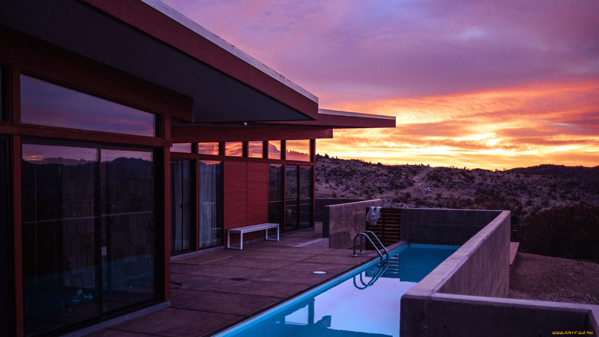 интерьер, веранды, , террасы, , балконы, закат