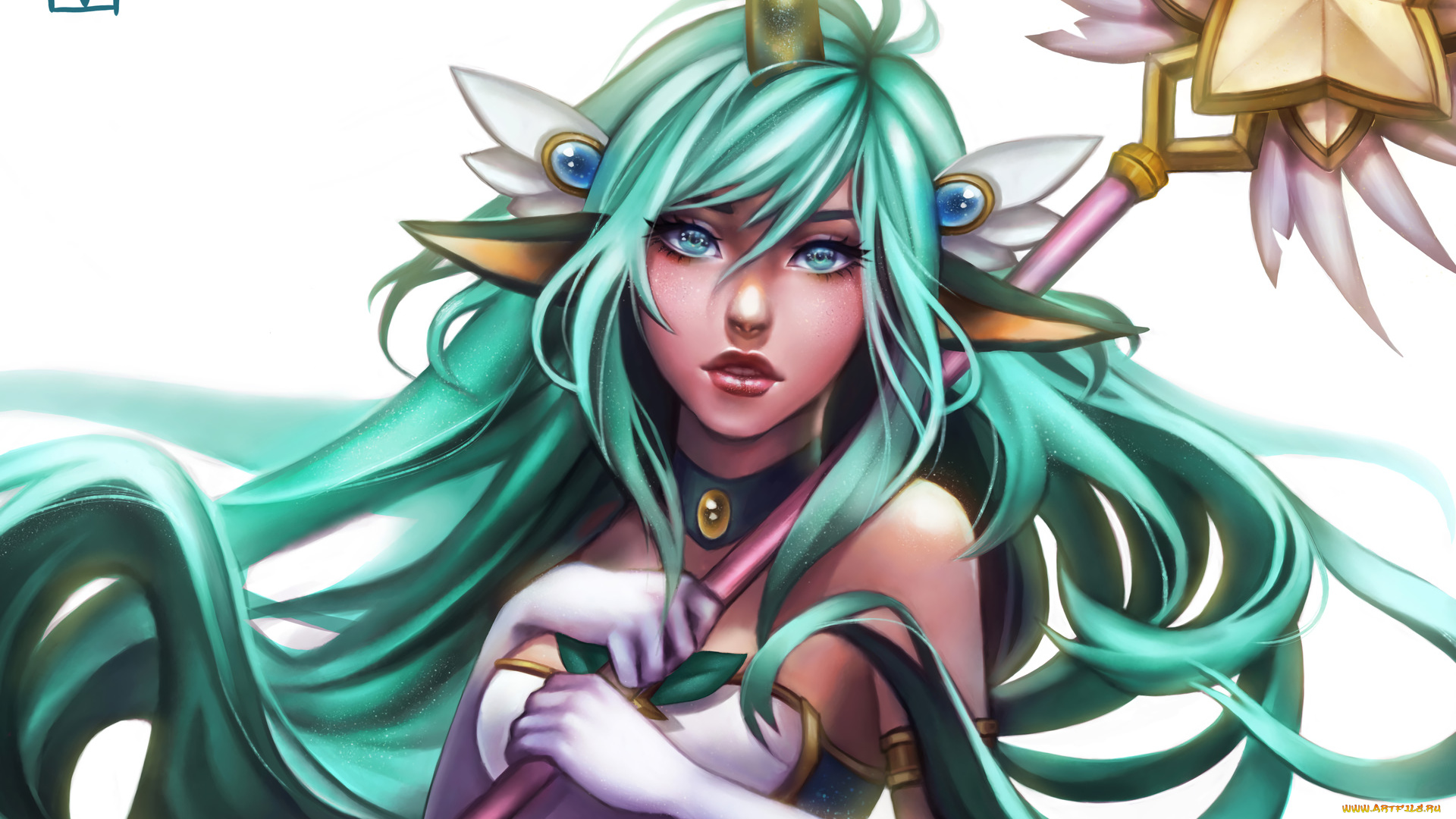 видео, игры, league, of, legends, посох, рог, сорака