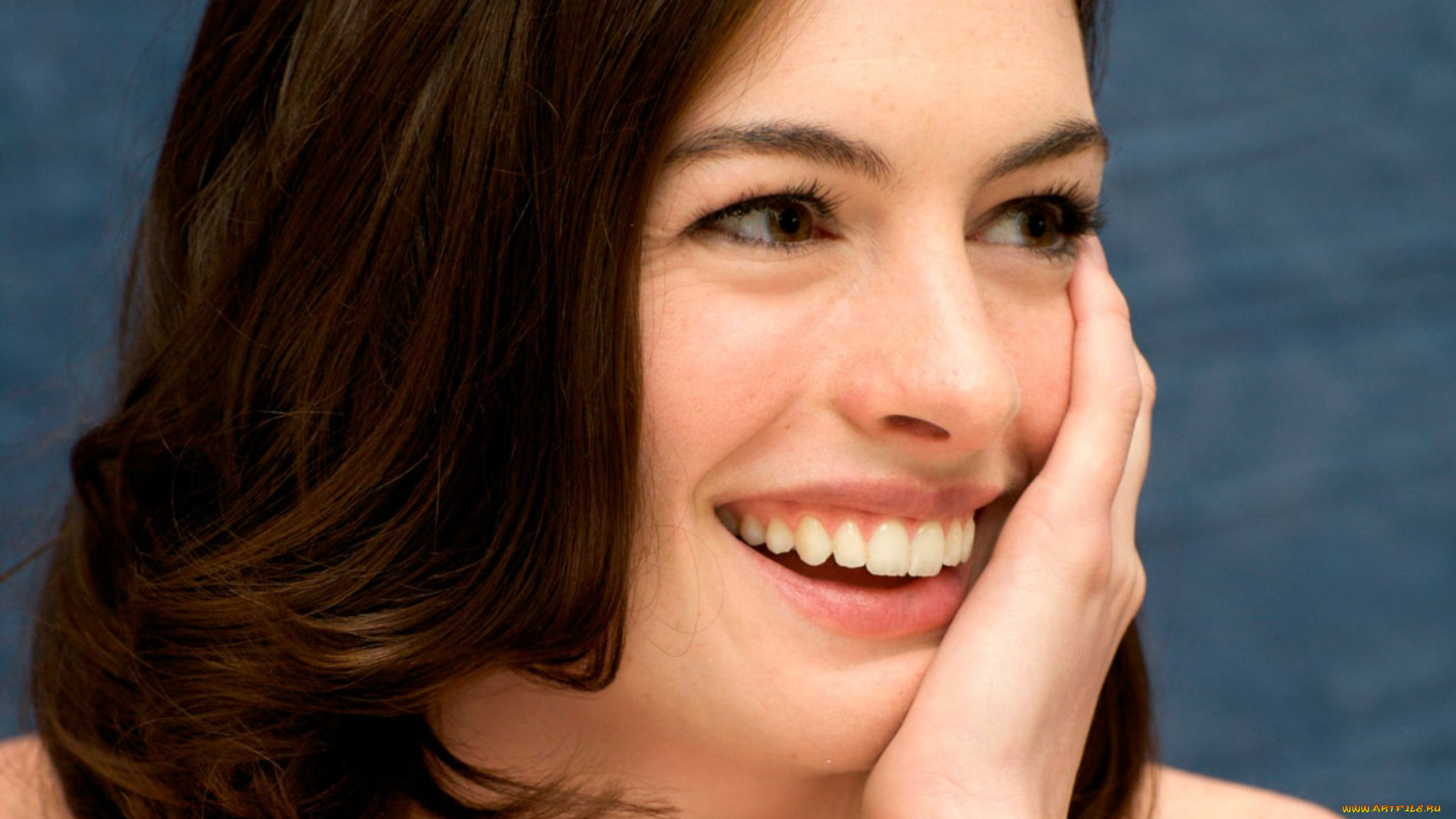 девушки, anne, hathaway, актриса, шатенка, лицо