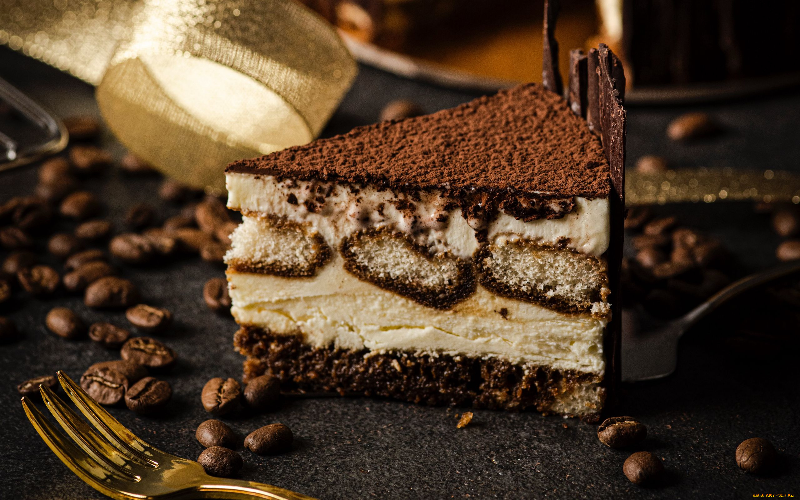 еда, торты, кофейные, зерна, торт
