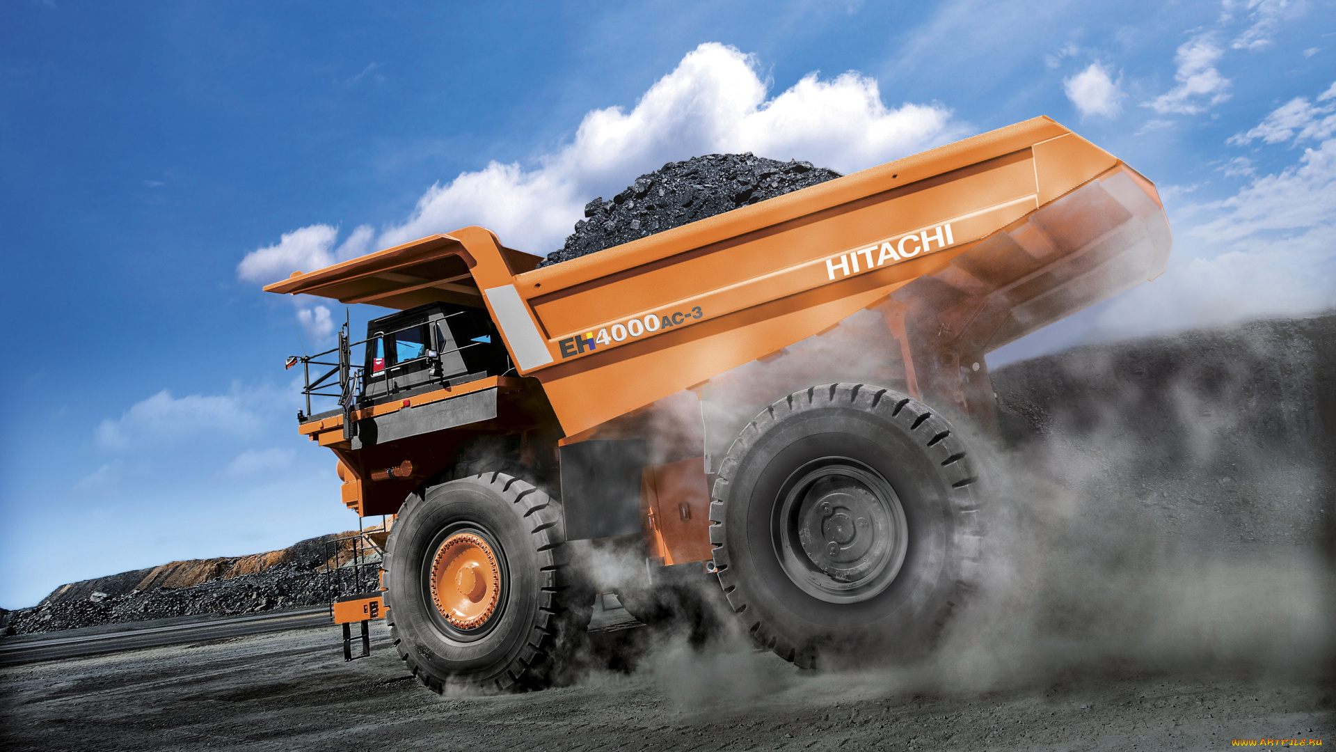 техника, строительная, техника, hitachi