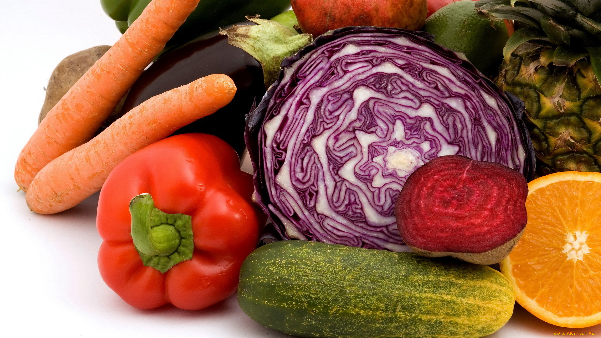 еда, овощи, капуста, свекла, перец, огурец, морковь