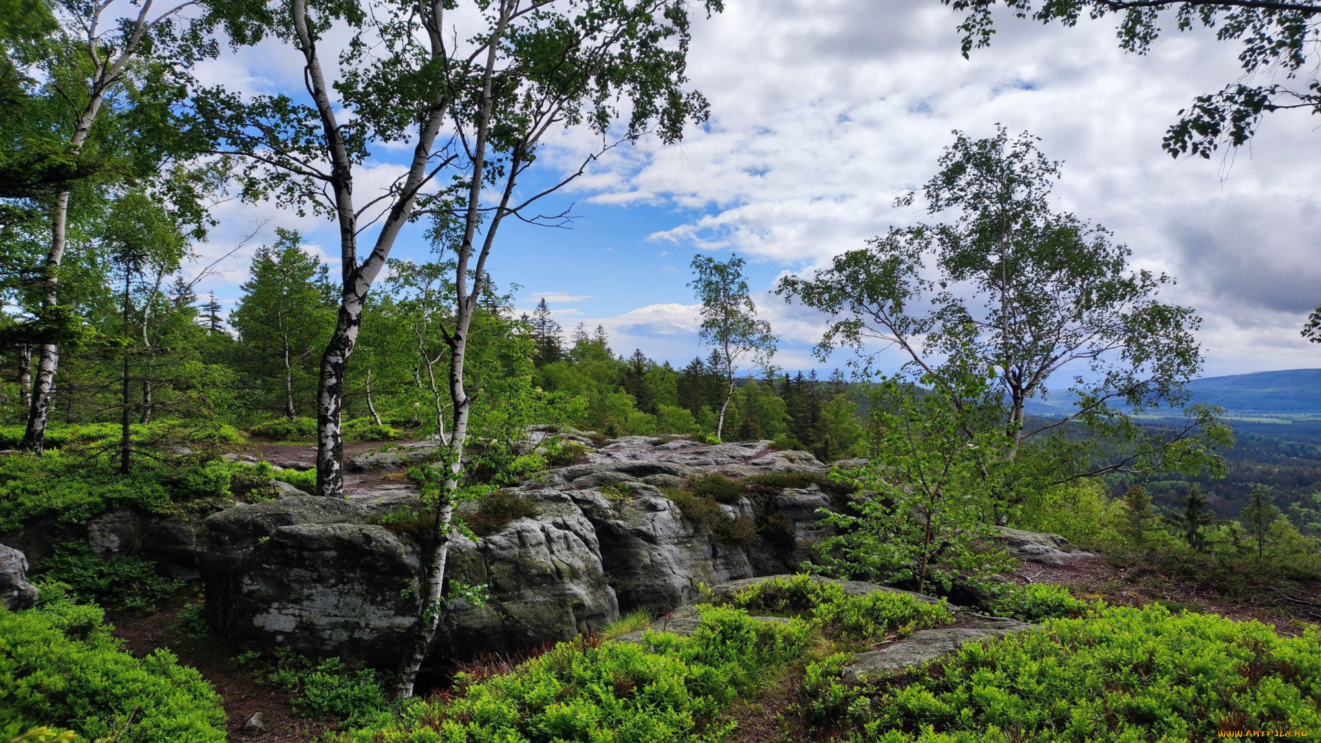 table, mountains, lower, silesia, poland, природа, горы, table, mountains, lower, silesia