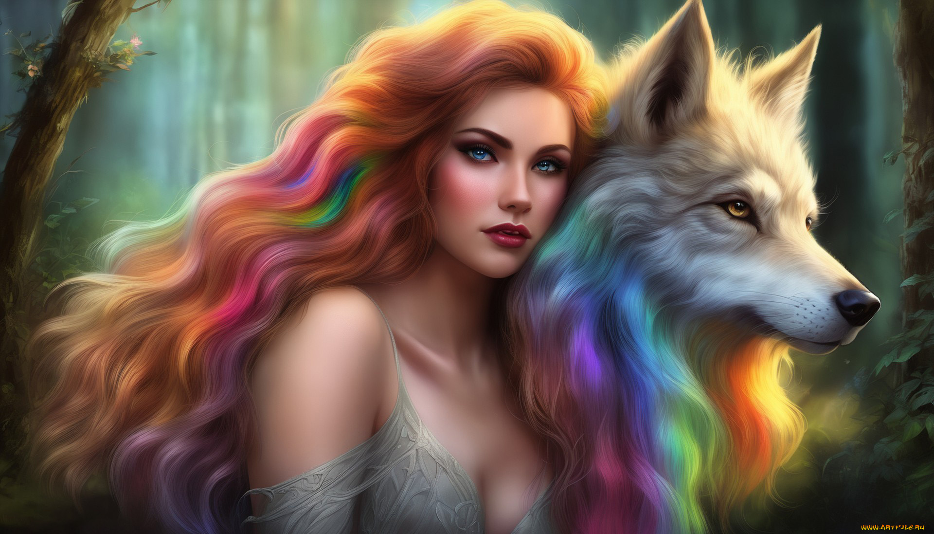 фэнтези, красавицы, и, чудовища, нейросети, графика, нейроарт, ai, art, нейронные, сети, рисунки, нейро, искусство