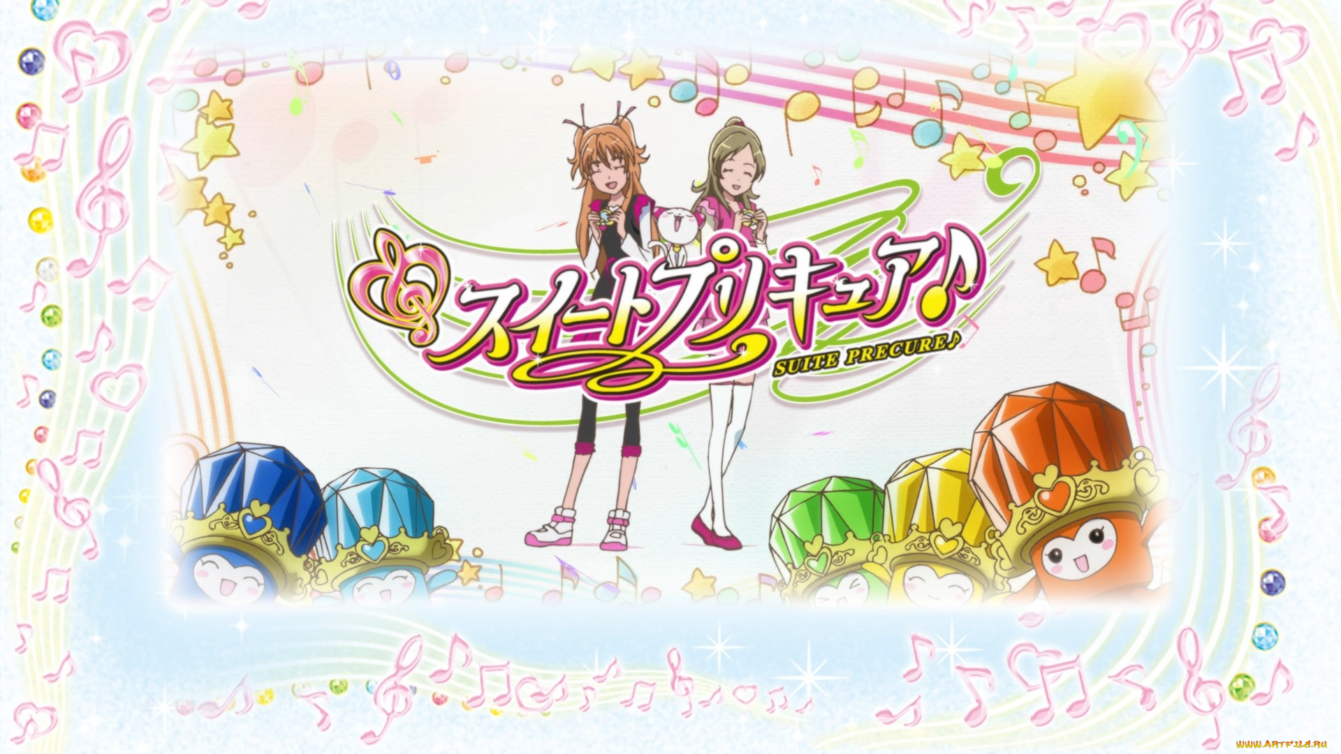 аниме, precure, suite