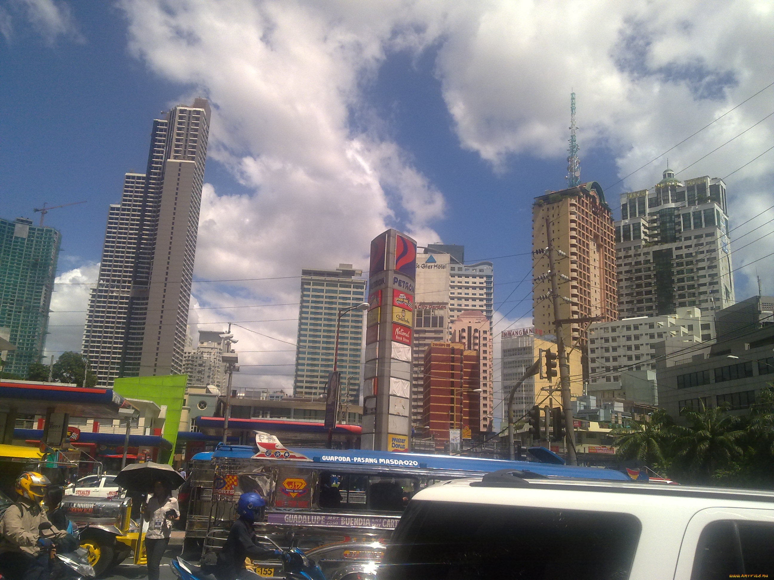 макати, города, -, улицы, , площади, , набережные, филиппины, азия, небоскрёбы