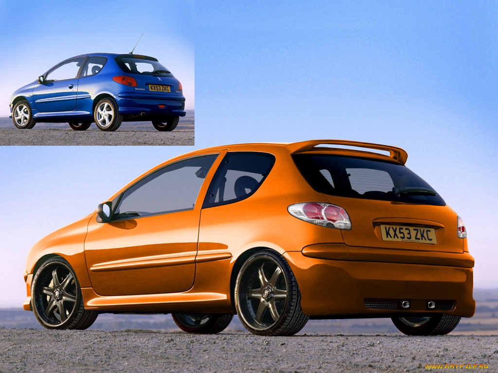 peugeot, 206, автомобили