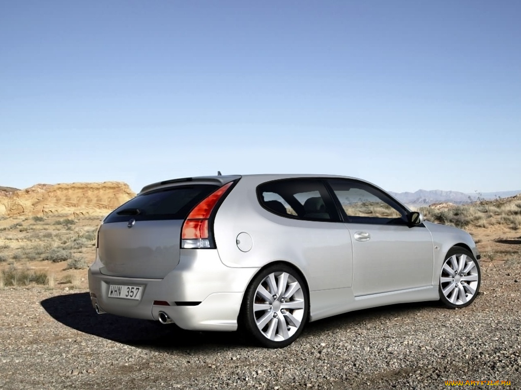 saab, автомобили, виртуальный, тюнинг