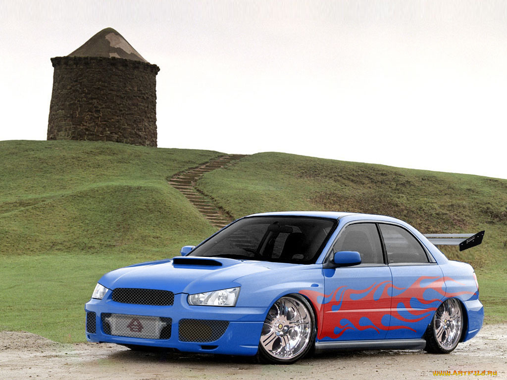 subaru, impreza, автомобили