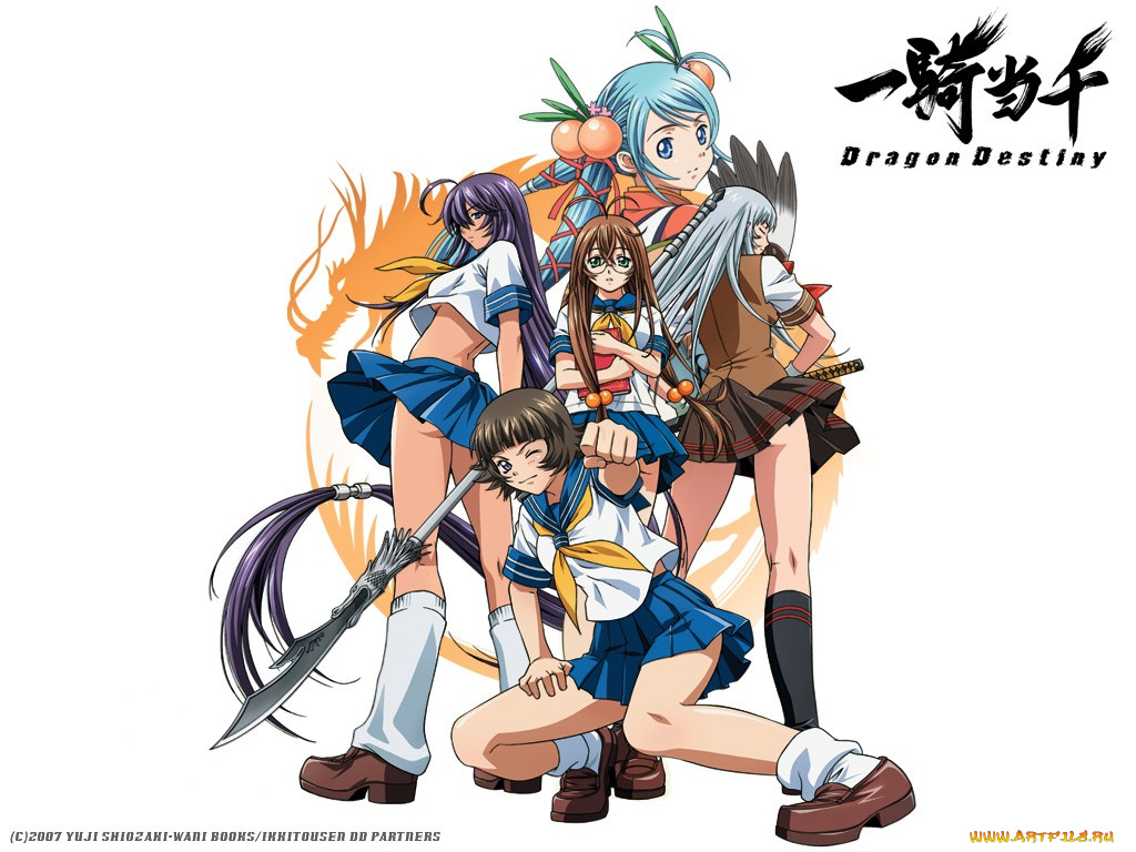 ikki, tousen, аниме