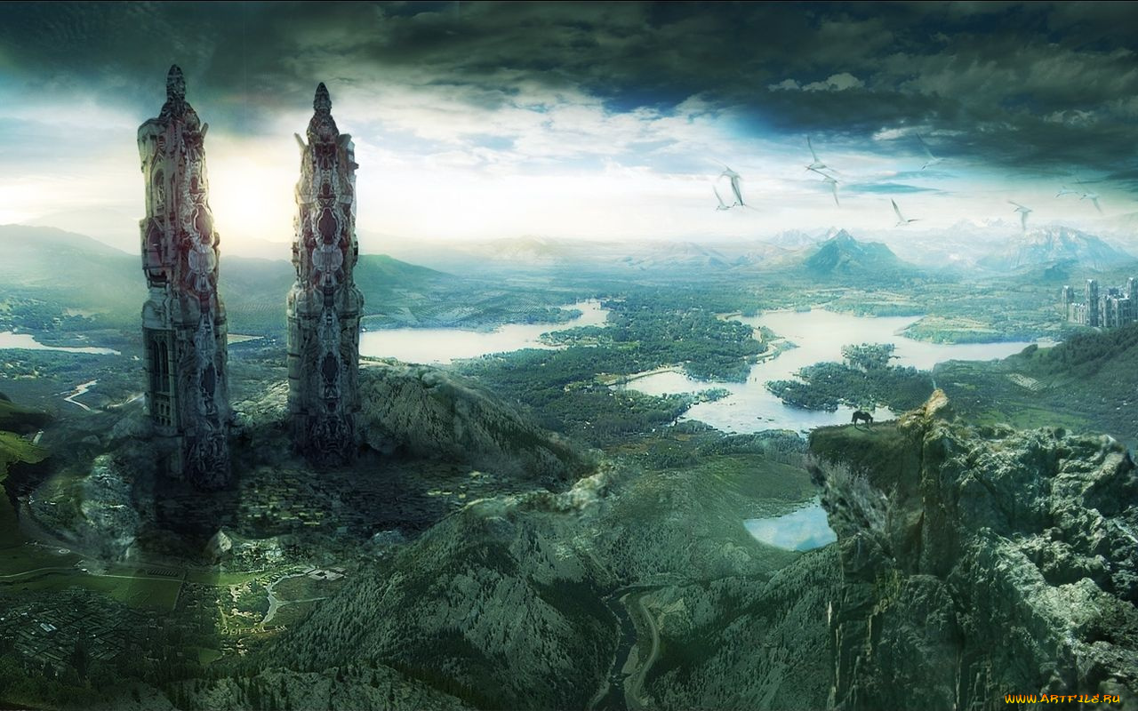 фэнтези, пейзажи
