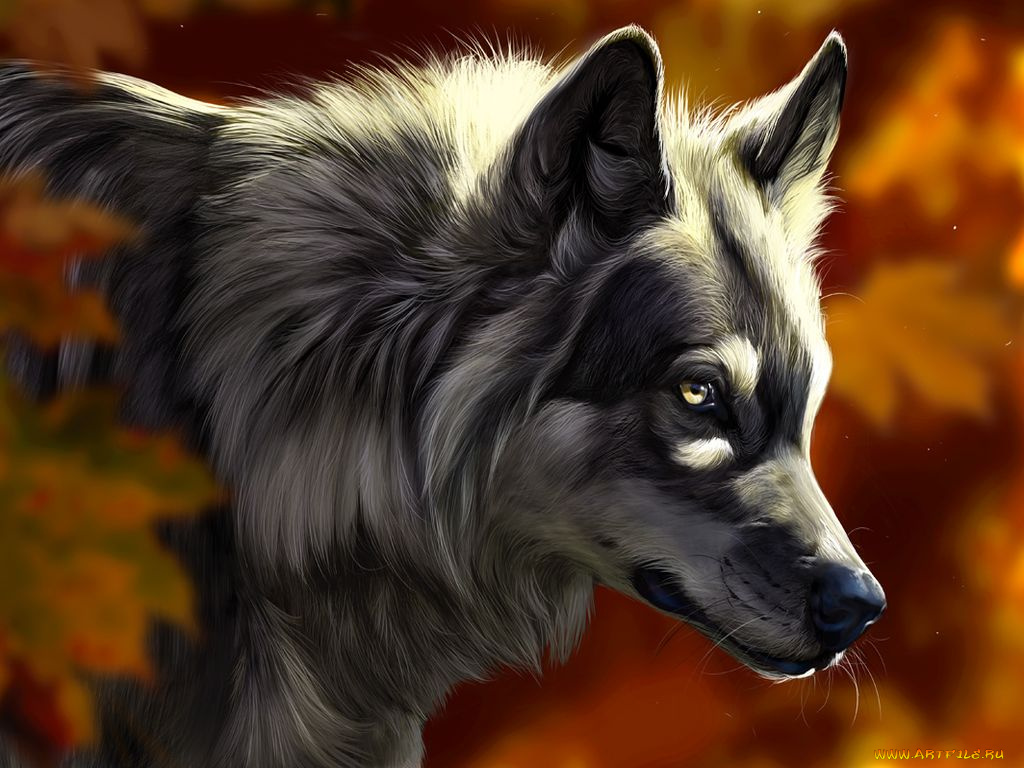 рисованные, животные