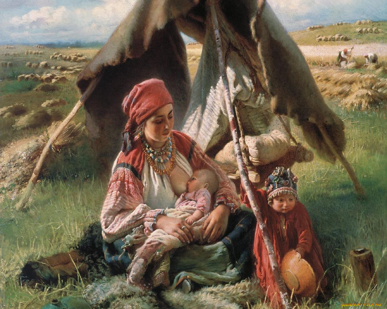 константин, маковский, рисованные