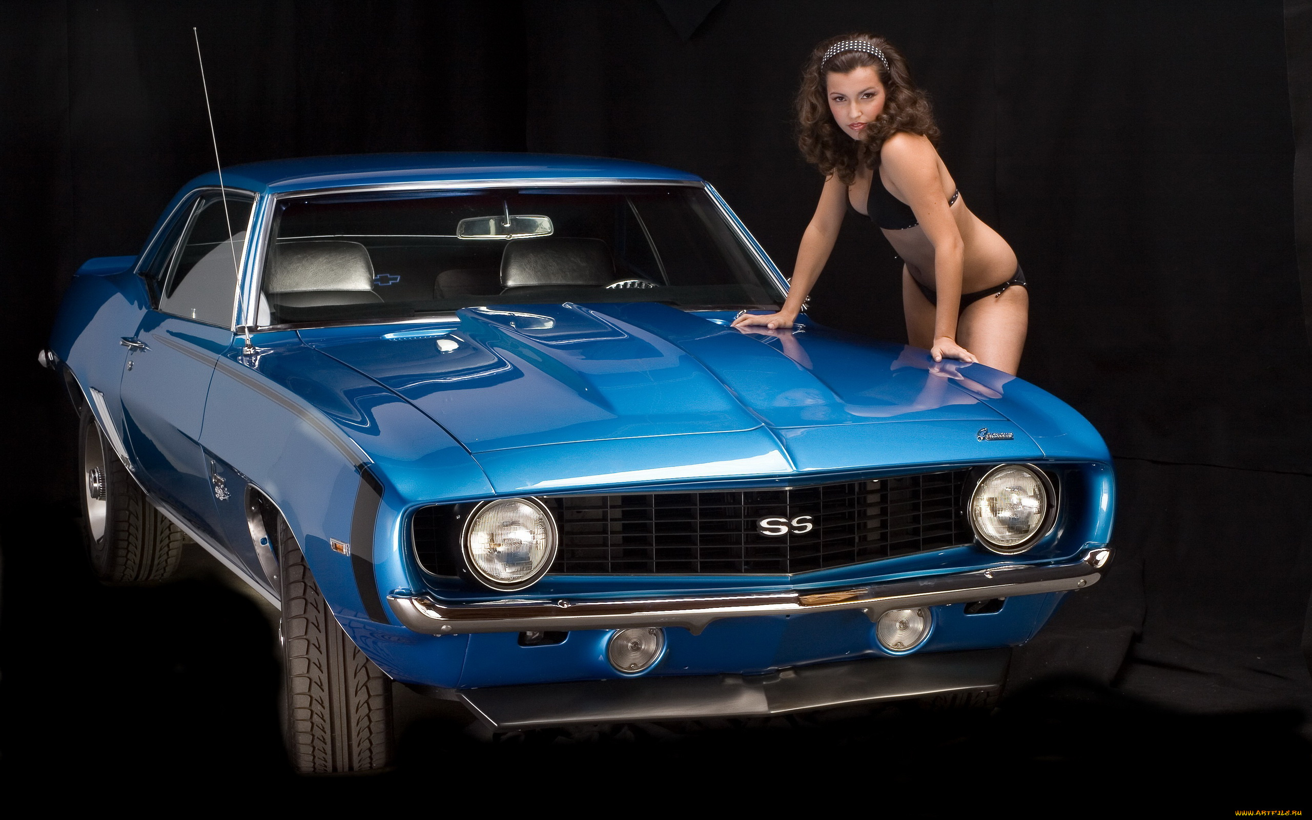 автомобили, авто, девушками, chevrolet, camaro, ss