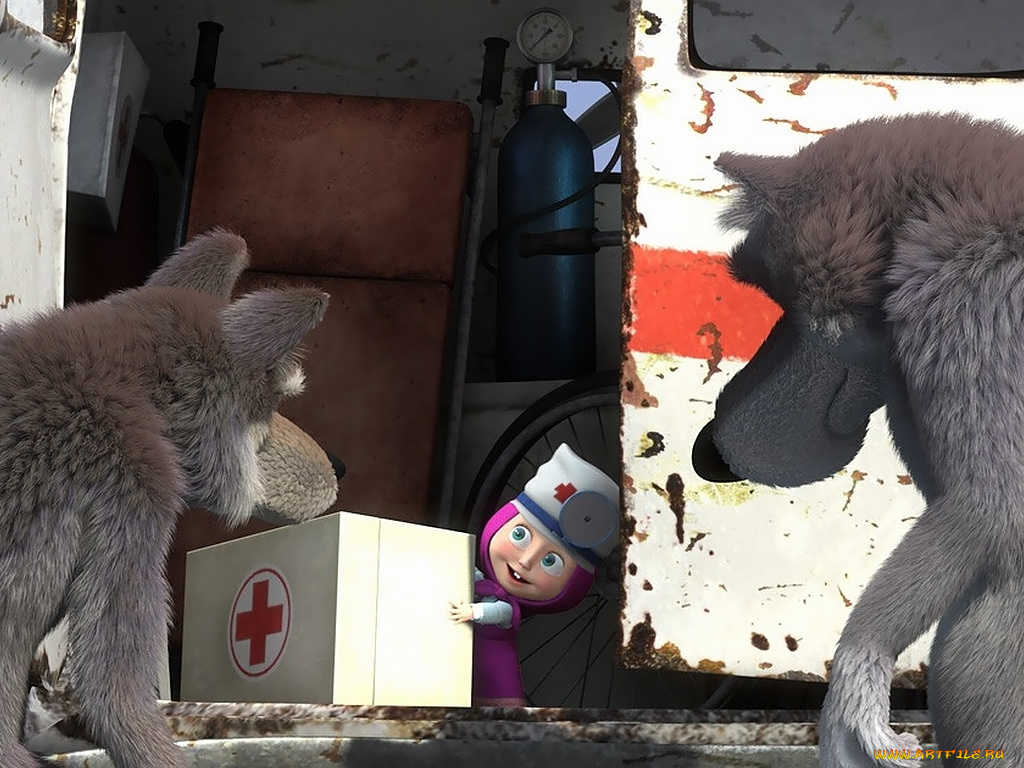 мультфильмы, маша, медведь