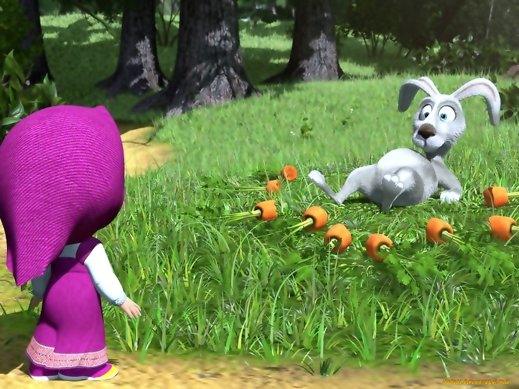 мультфильмы, маша, медведь