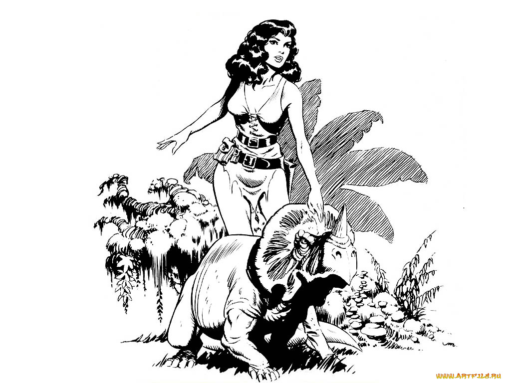 рисованные, люди