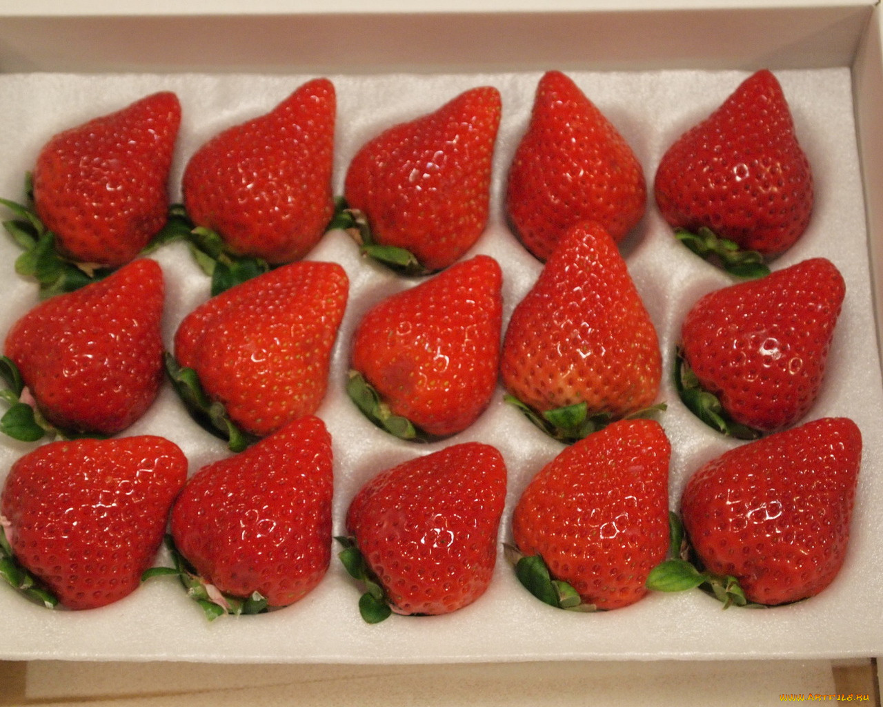 еда, клубника, земляника