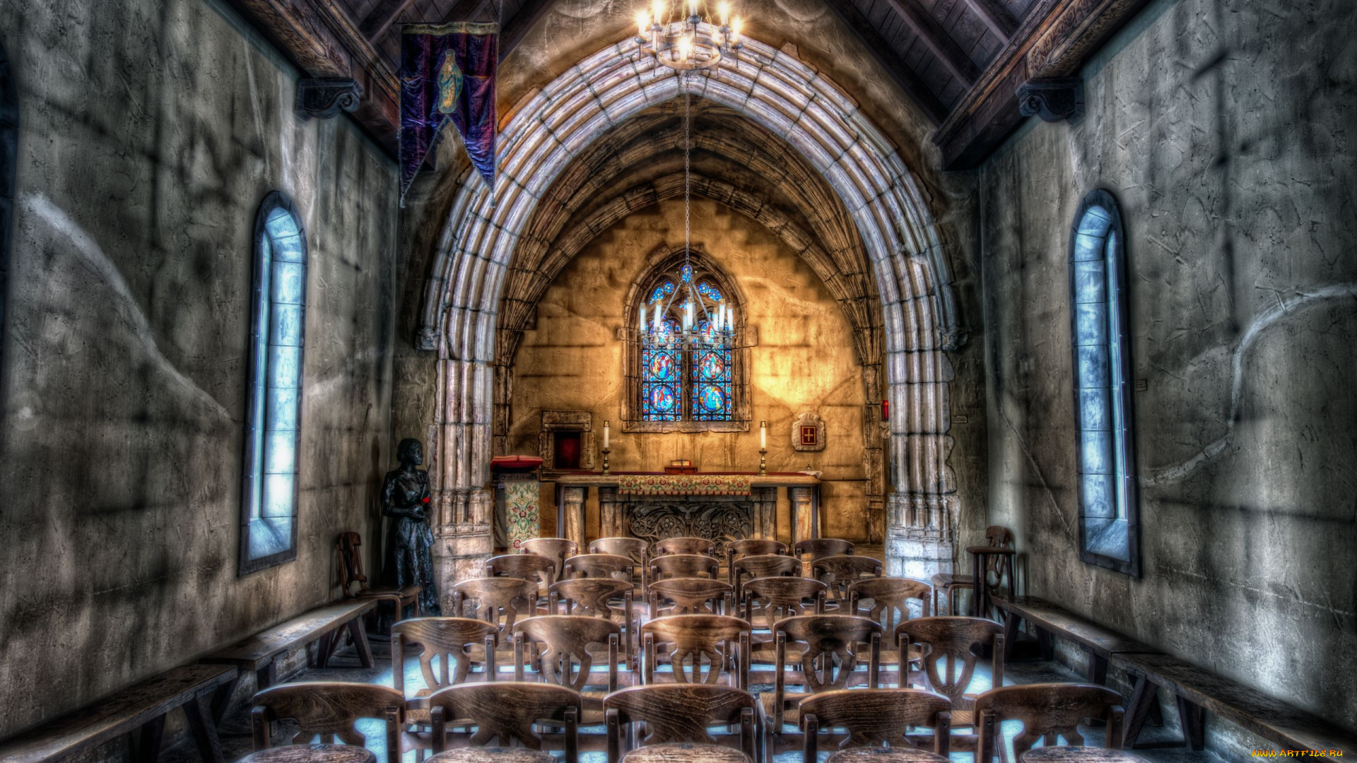 интерьер, убранство, роспись, храма