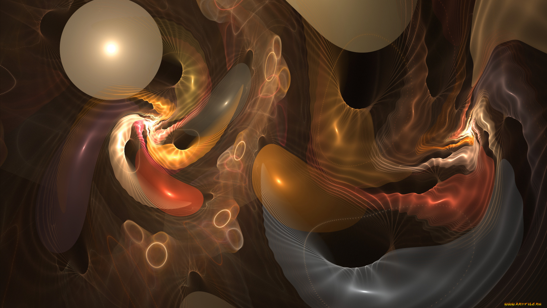 3д, графика, fractal, фракталы, цвета, фон, узор