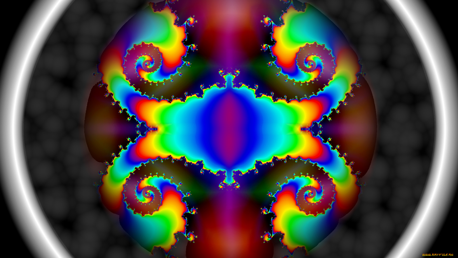 3д, графика, fractal, фракталы, фон, цвета