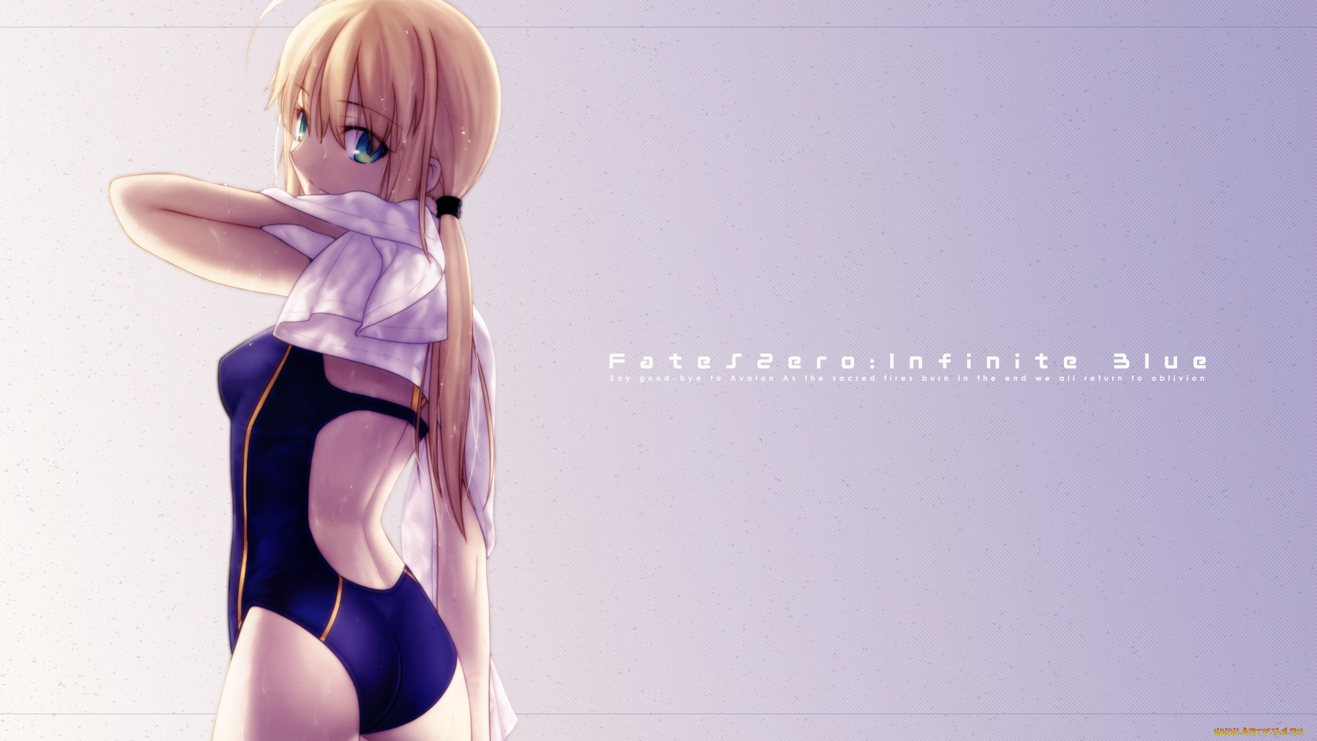 аниме, fate, zero, девушка