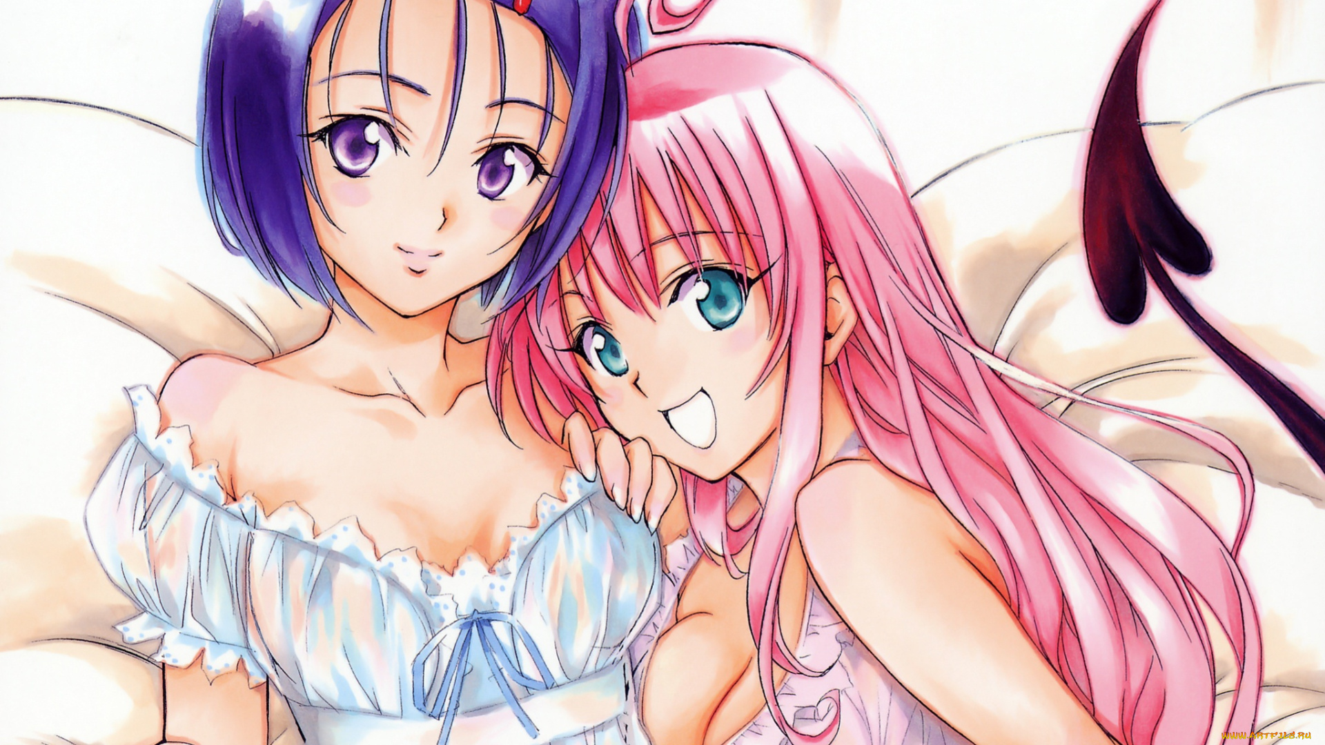 аниме, to, love, ru, девушки