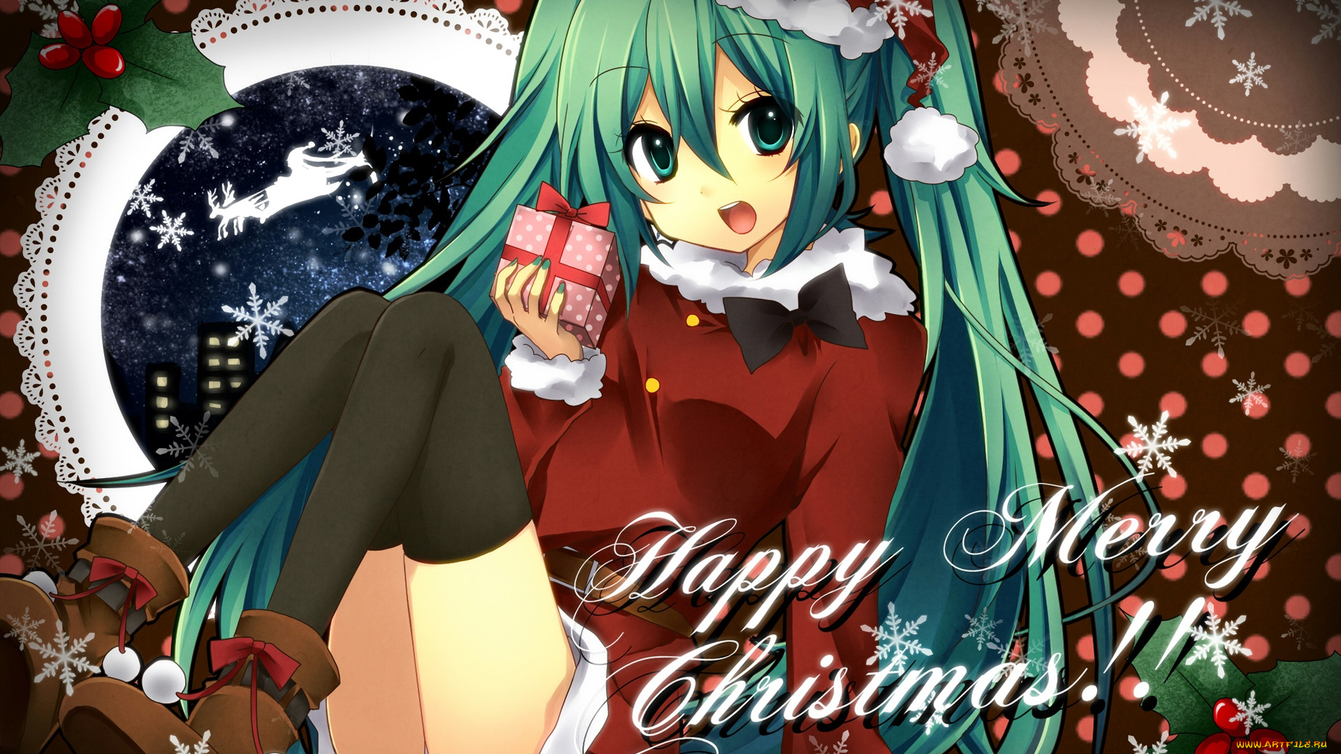 аниме, vocaloid, девушка