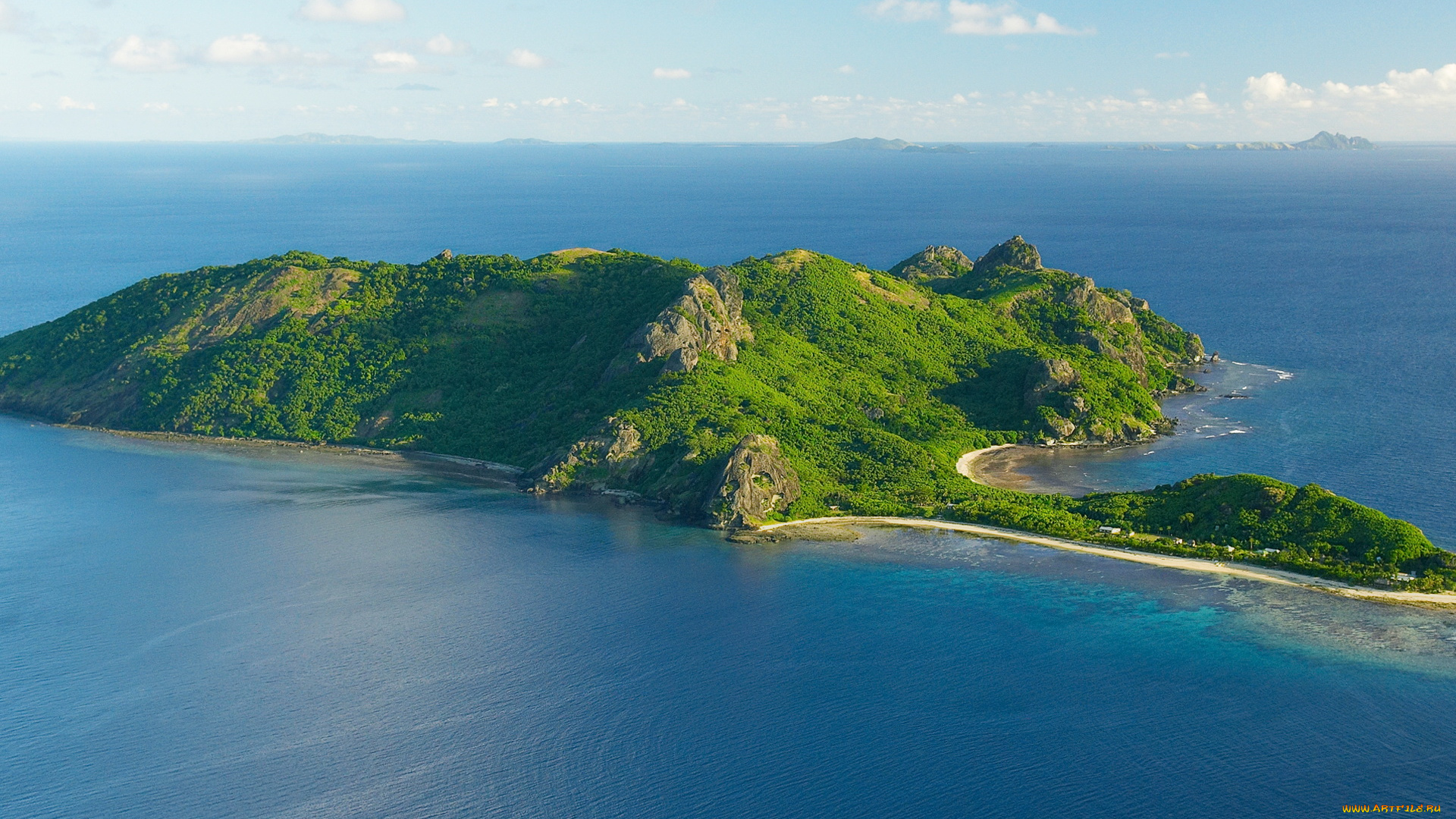 природа, моря, океаны, вода, остров