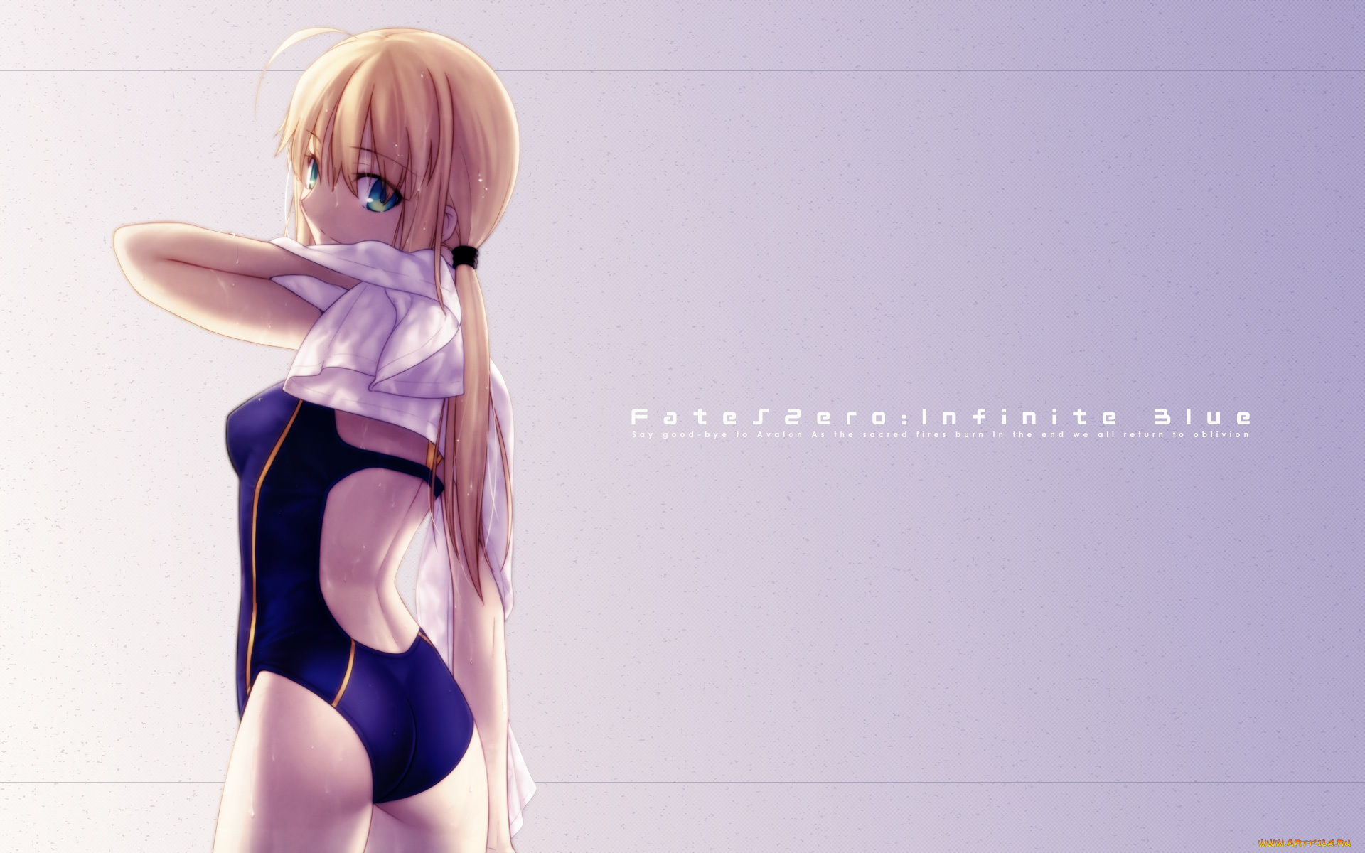 аниме, fate, zero, девушка