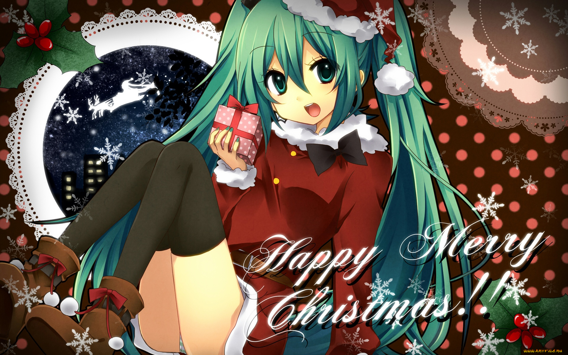 аниме, vocaloid, девушка