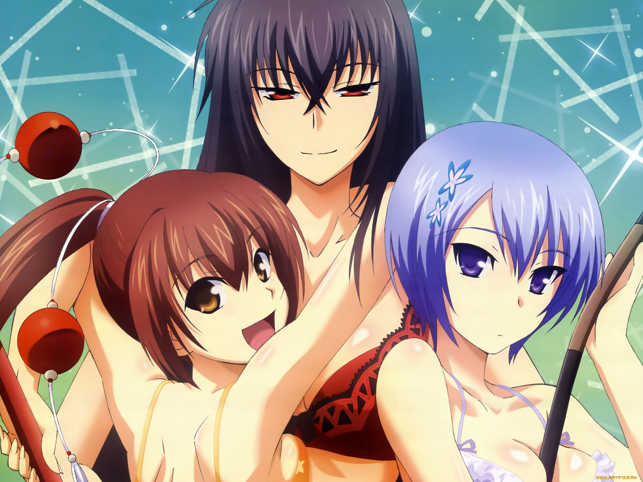 аниме, maji, de, watashi, ni, koi, shinasai, девушки