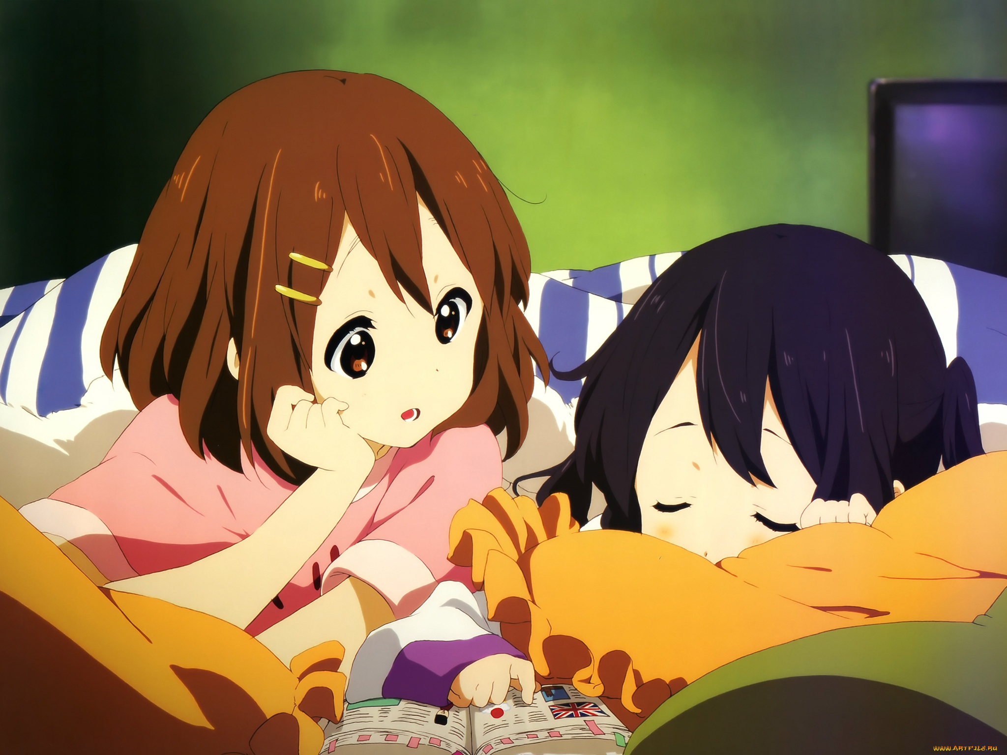 аниме, on, девушки