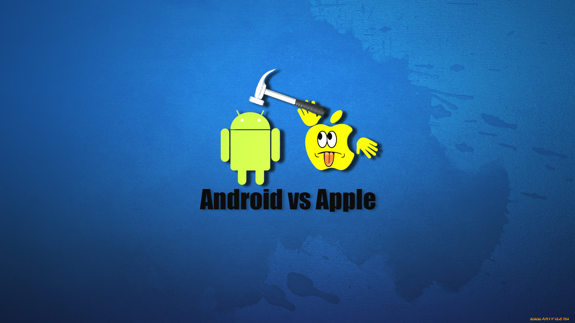 компьютеры, android, язык, молоток, фон, apple