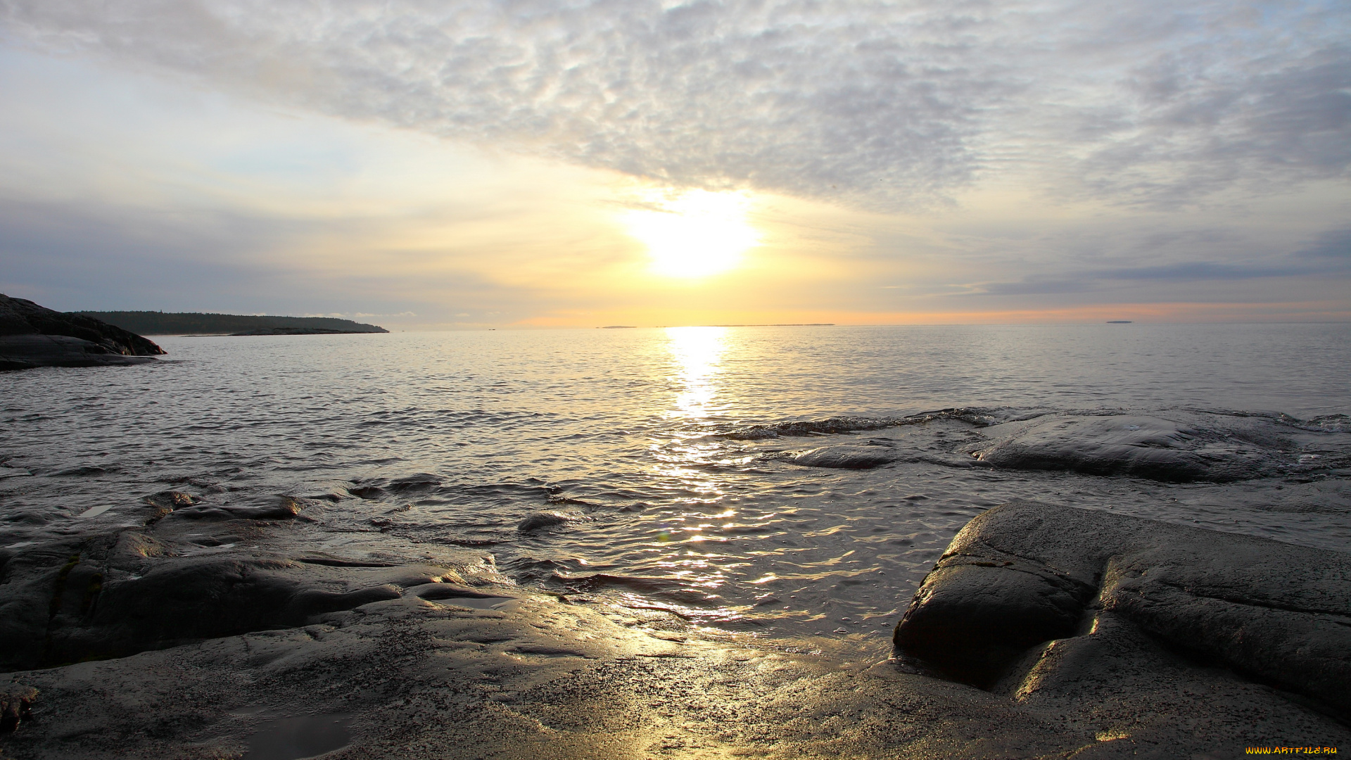 природа, восходы, закаты, море, закат