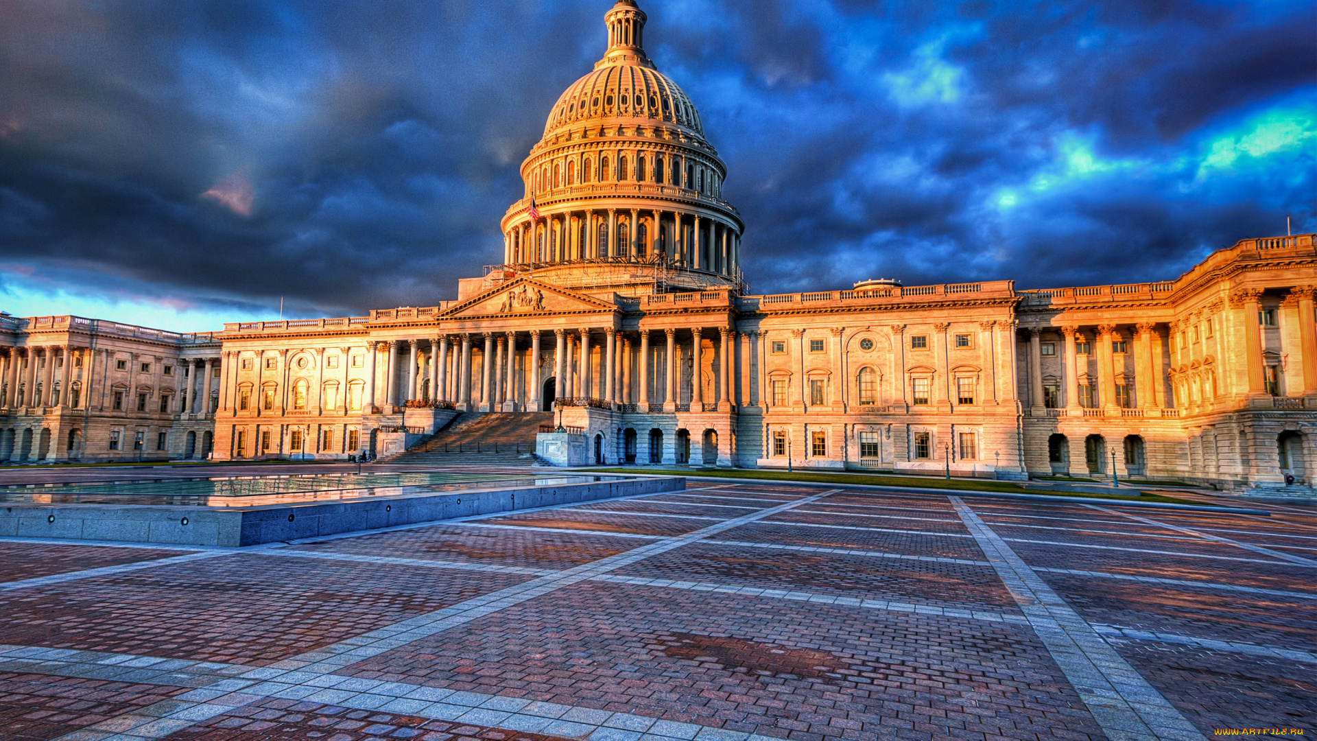 , capitol, building, in, washington, города, вашингтон, , сша, hdri, здание
