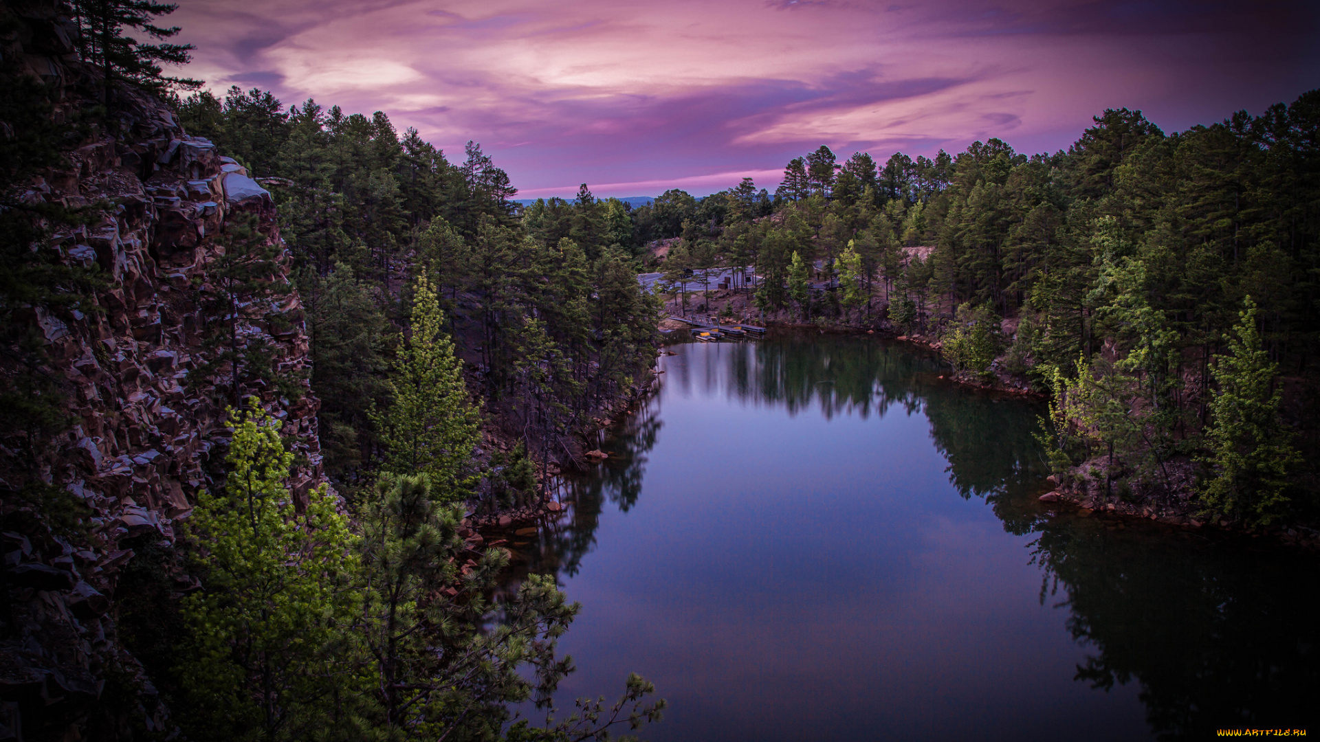 природа, реки, озера, река, лес, скалы